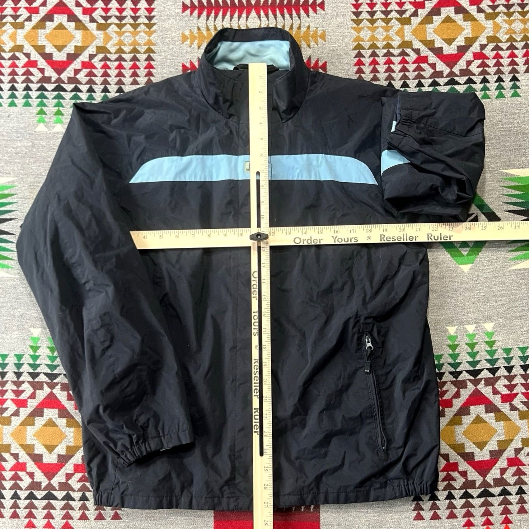 Helly Hansen Helly Hansen Jacket Womens XL Blue Full Zip Windbreaker Sailing Long Sleeve D4 Size XL / US 12-14 / IT 48-50 - 3 Thumbnail