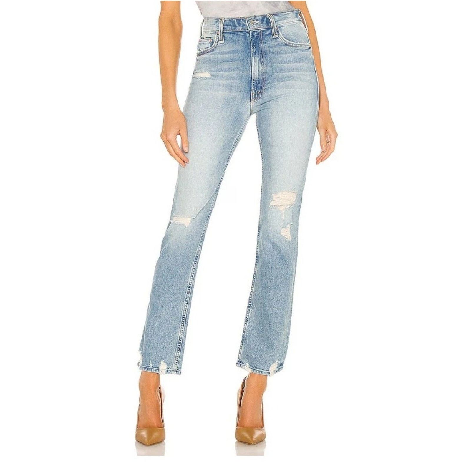 MOTHER MOTHER SUPERIOR High Waisted Rider Skimp in Confession 26 Size 26" / US 2 / IT 38 - 2 Thumbnail