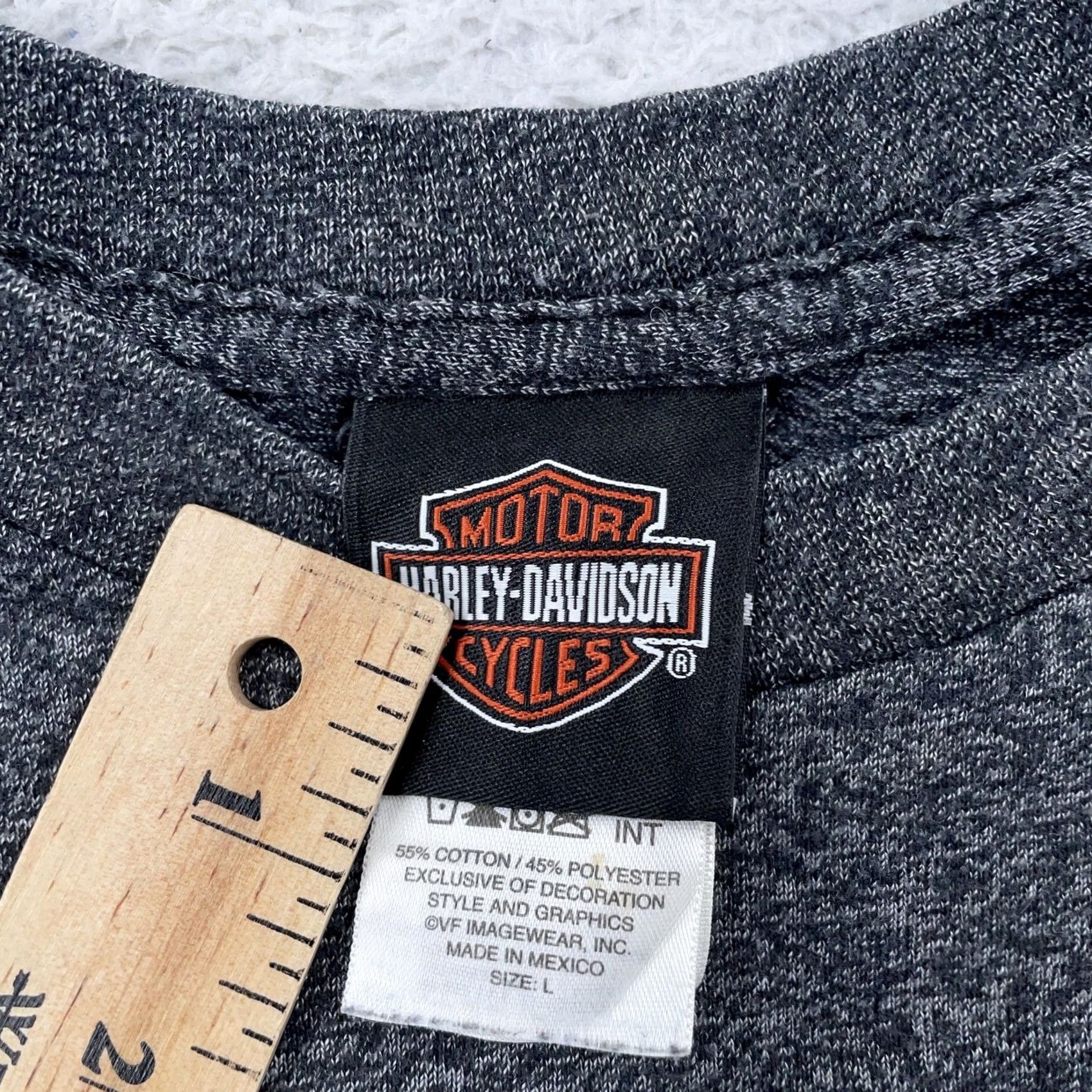 Harley Davidson Harley-Davidson T Shirt Mens M Heather Gray Flame 1903 Motorcycle Biker Shirt Short Sleeve Crew Neck Logo Graphic Print Vintage: No Shirt Size US M / EU 48-50 / 2 - 4 Thumbnail