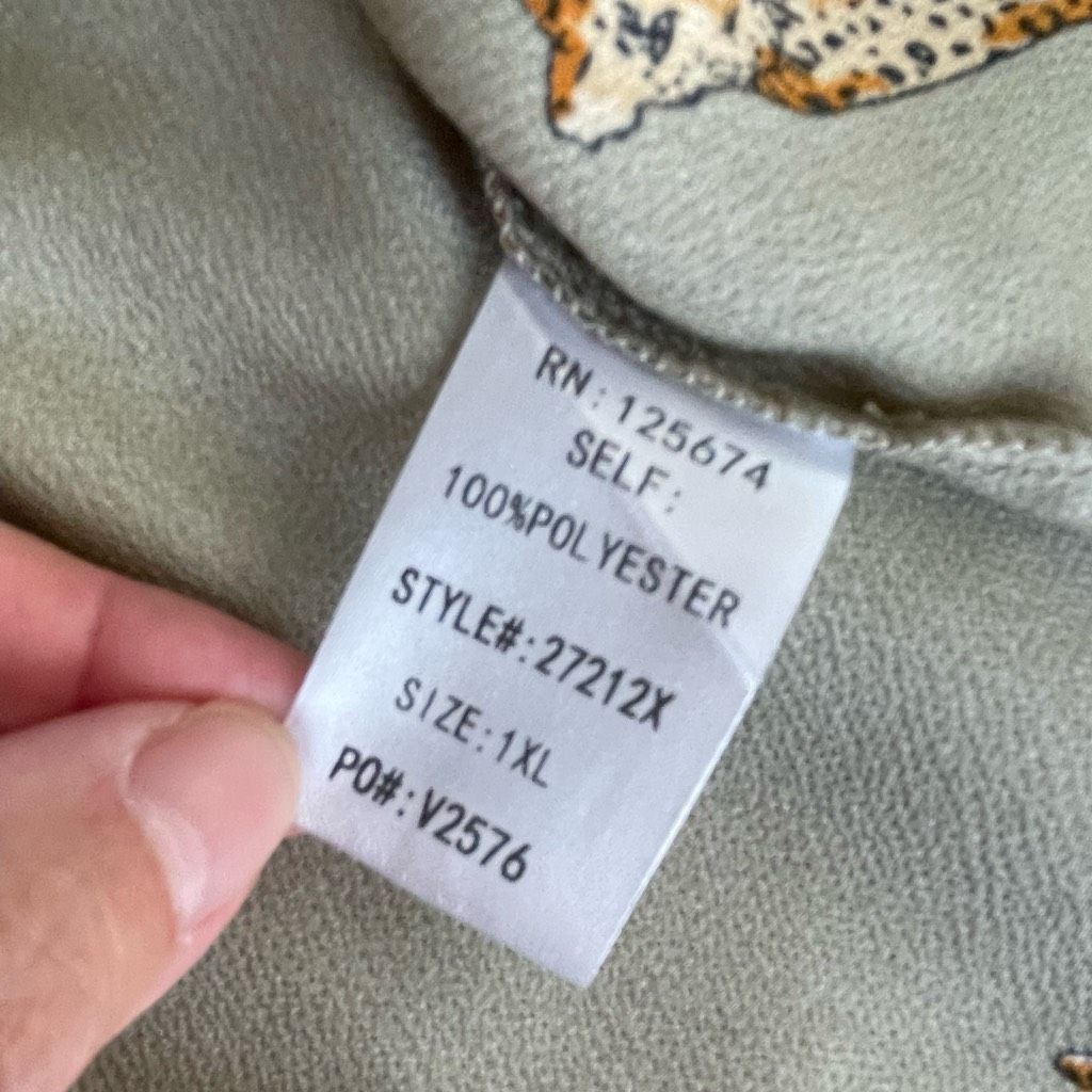 Other NWOT Good Times USA My Remedy Pant Top Set Sage Green Cheeta Size XL / US 12-14 / IT 48-50 - 8 Thumbnail