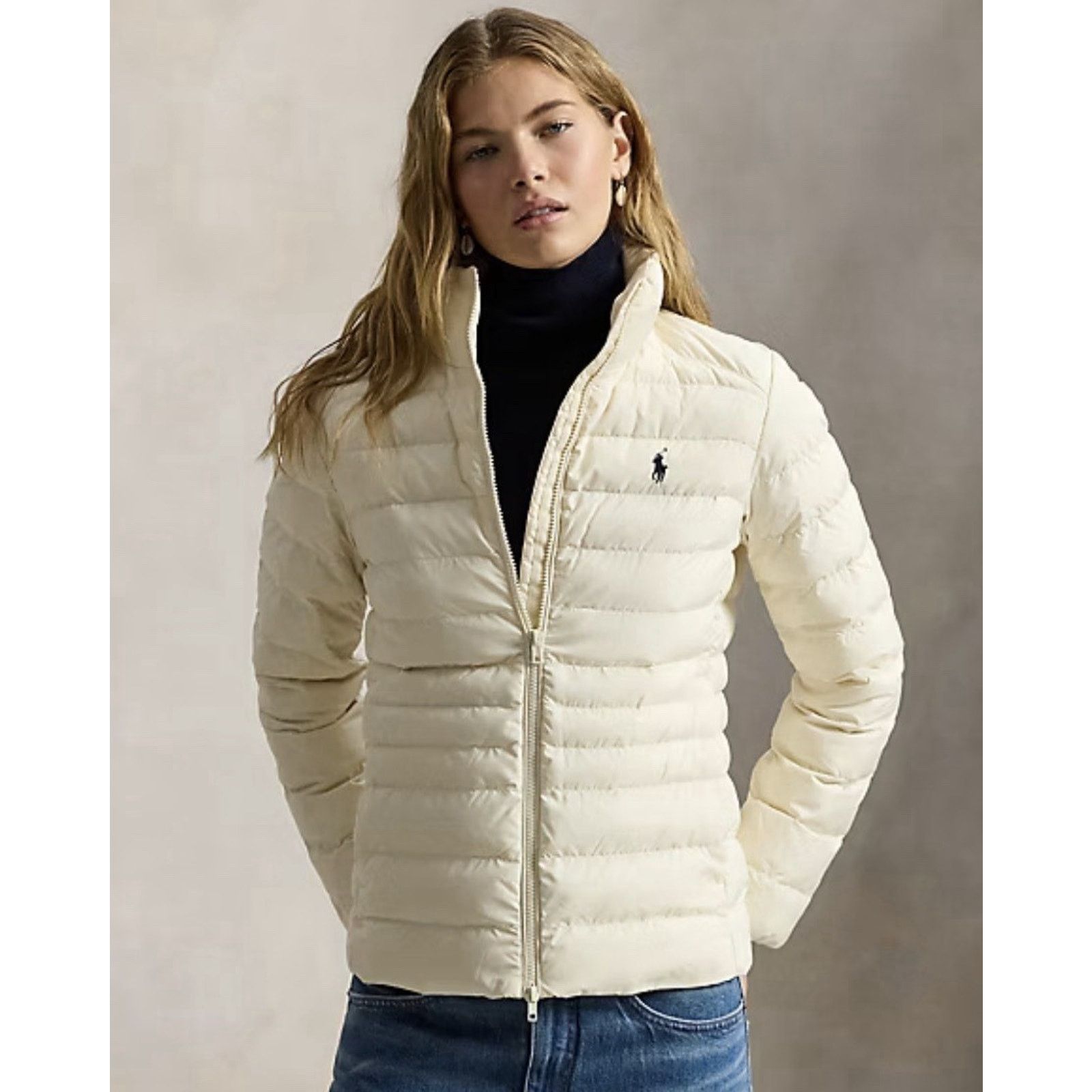 Polo Ralph Lauren NWT Polo Ralph Lauren Woman Jacket water-repellent beige Size L / US 10 / IT 46 - 4 Thumbnail