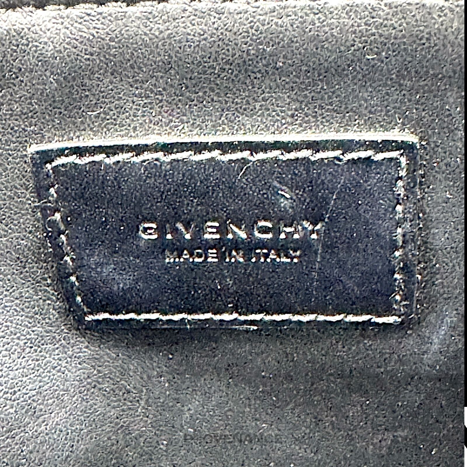 Givenchy 🔴 Givenchy Logo Zip Pouch Clutch Bag - Black Leather Size ONE SIZE - 8 Thumbnail