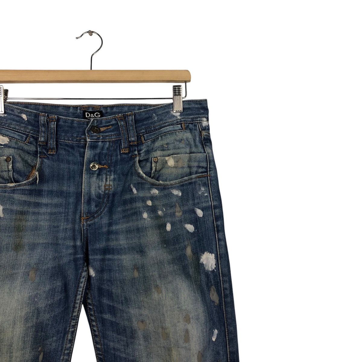Dolce & Gabbana 📌Vintage Distressed Denim Jeans D&G Made in Italy Size US 34 / EU 50 - 7 Thumbnail