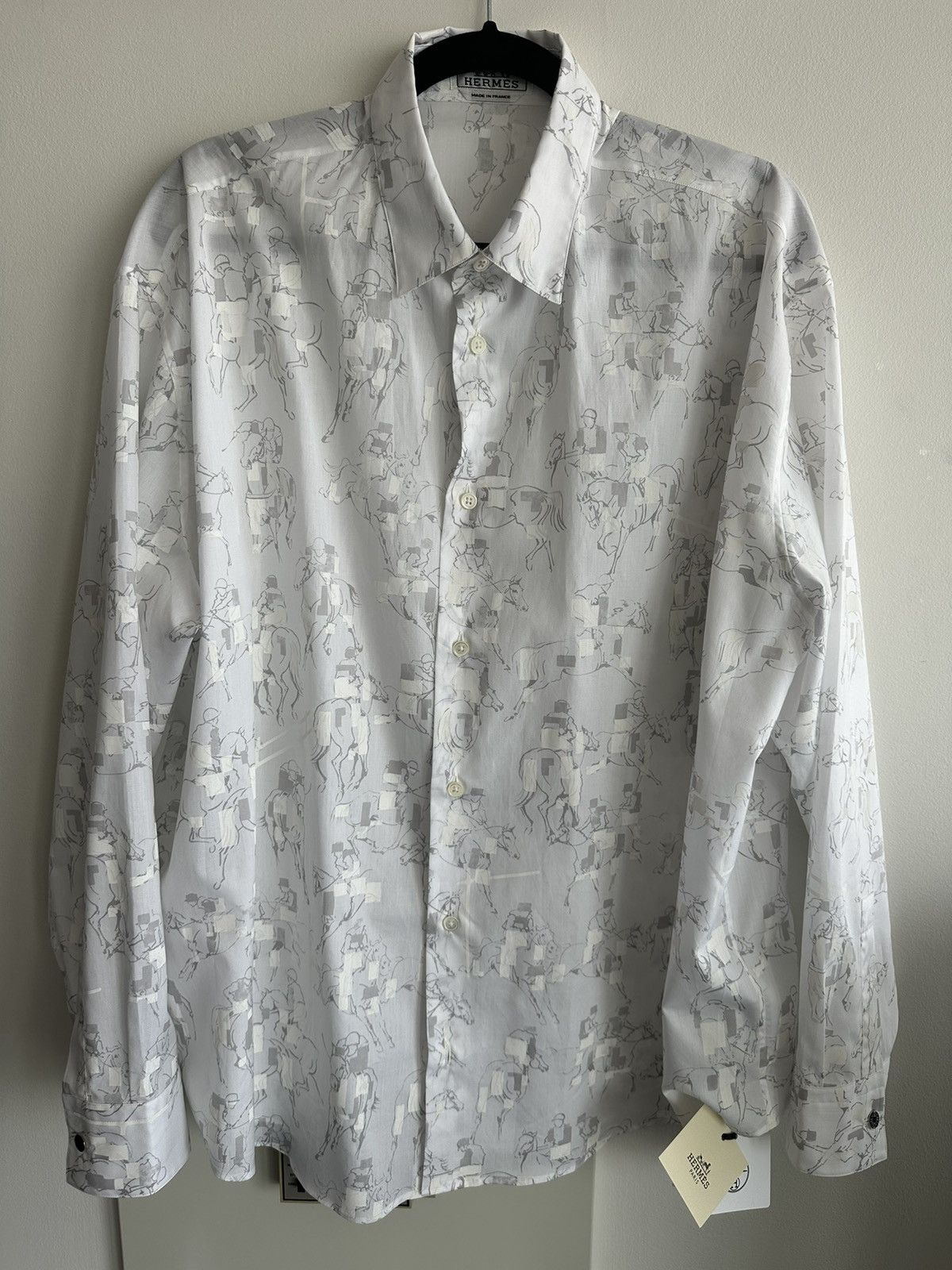 Hermes Super Runway Hermes Equestrian Shirt Size US L / EU 52-54 / 3 - 12 Thumbnail