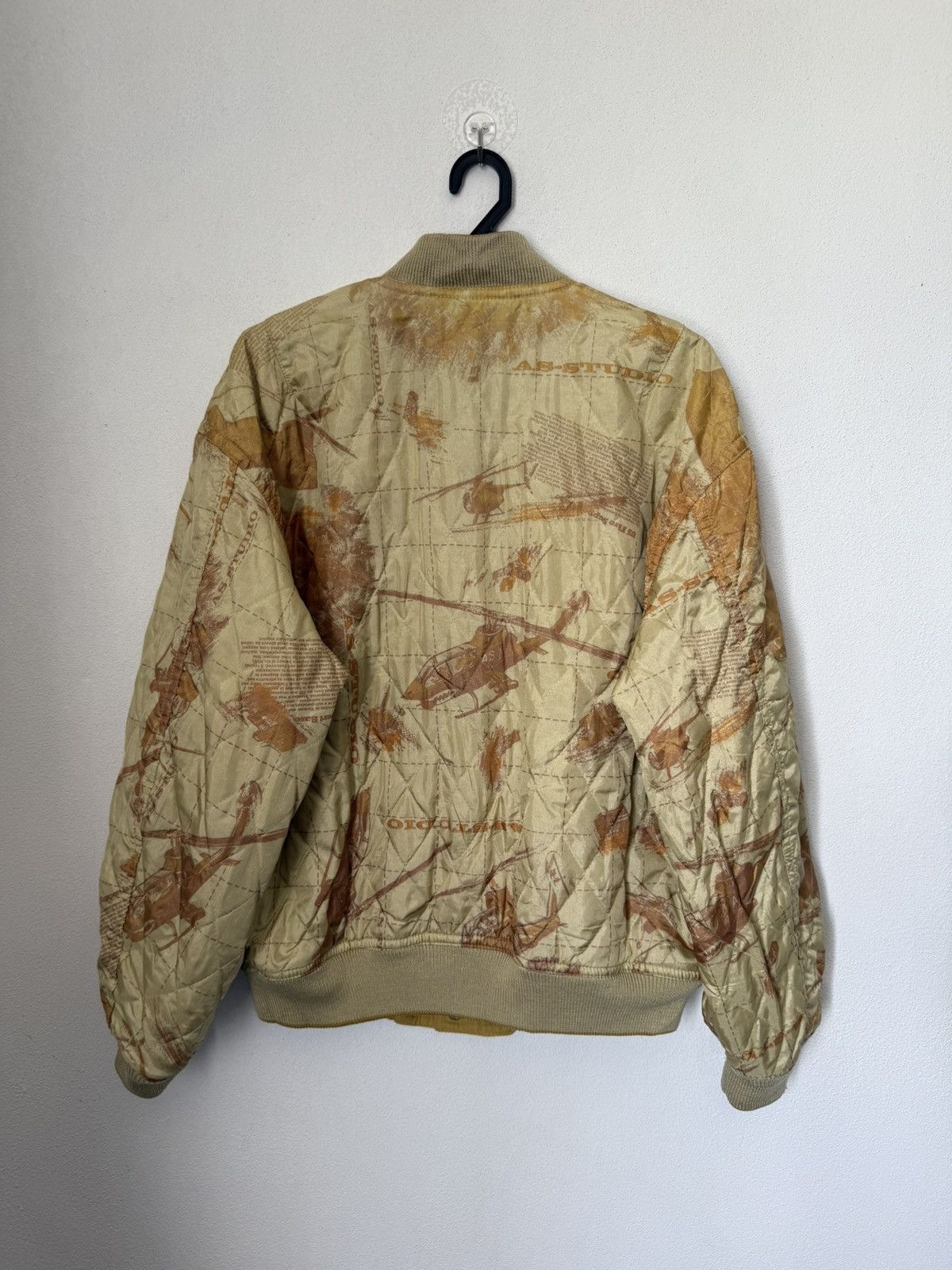 Japanese Brand AS-STUDIO 05 REVERSIBLE BOMBER JACKET MILITARY DESIGN RARE Size US M / EU 48-50 / 2 - 5 Thumbnail
