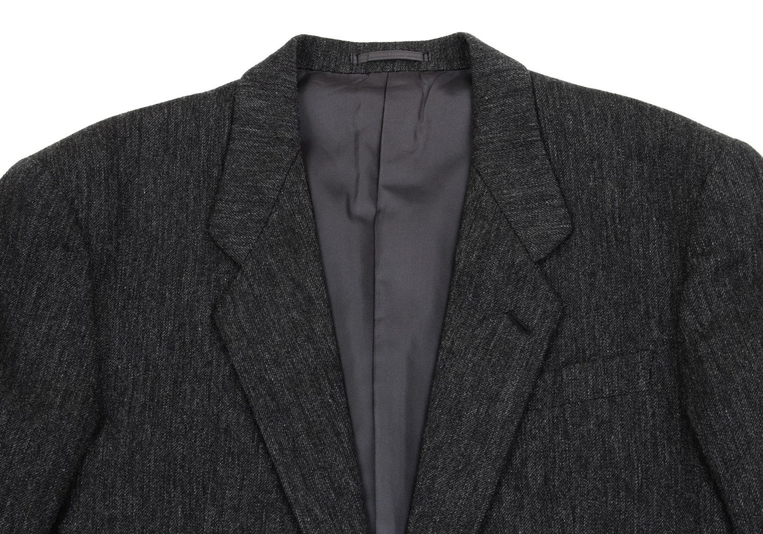 Issey Miyake Wool One-Button Jacket in Gray, Size M Size US M / EU 48-50 / 2 - 2 Thumbnail