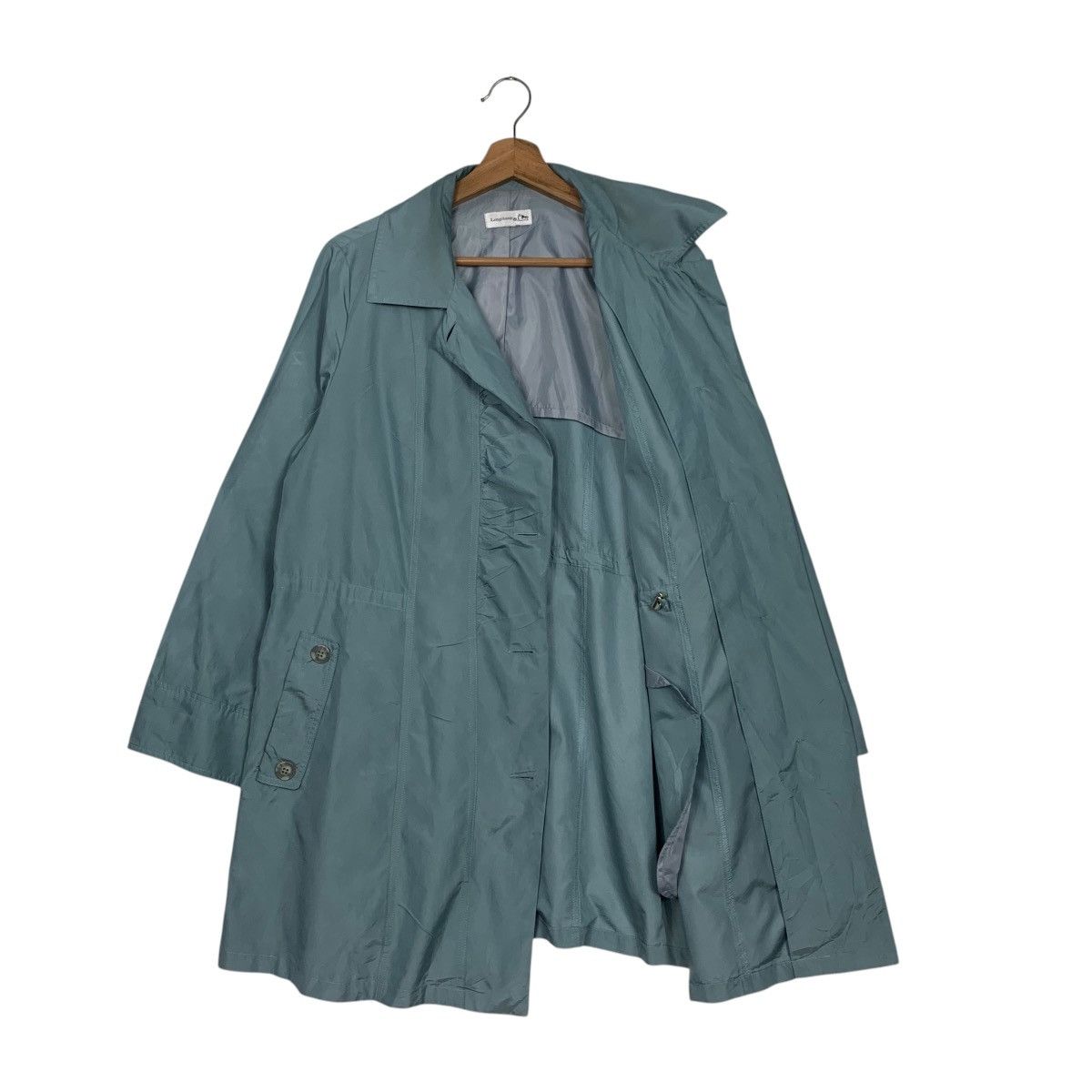 Longchamp LONGCHAMP Classic Button Coat Jacket #2687-C120 Size L / US 10 / IT 46 - 9 Thumbnail