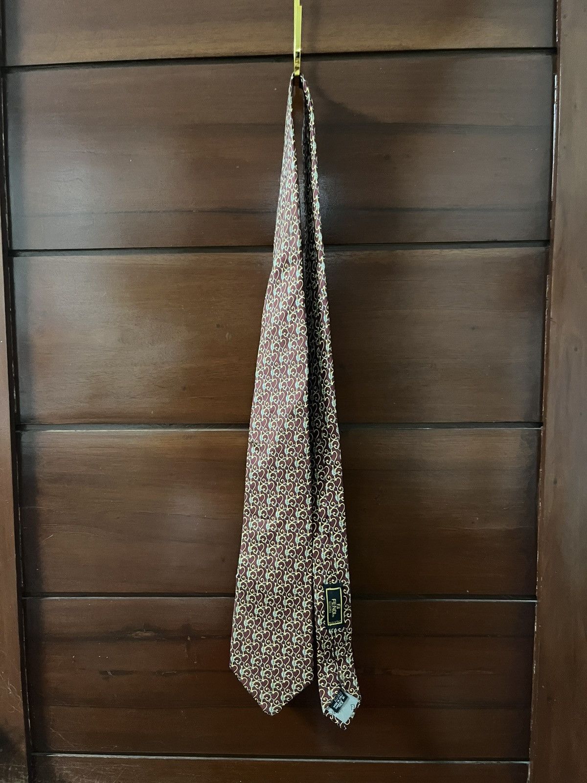 Fendi Vintage Fendi Neck tie monogram Size ONE SIZE - 3 Thumbnail
