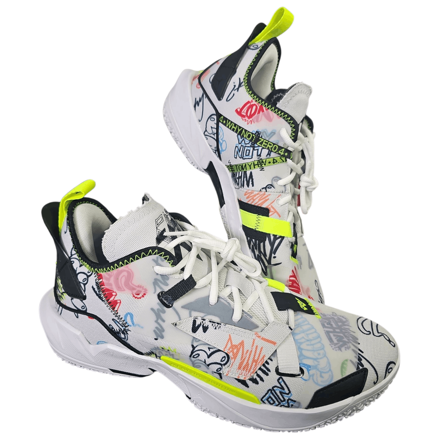 Nike Air Jordan Why‎ Not Zer0.4 "Graffiti" (DD4887-007) Size US 11.5 / EU 44-45 - 2 Thumbnail