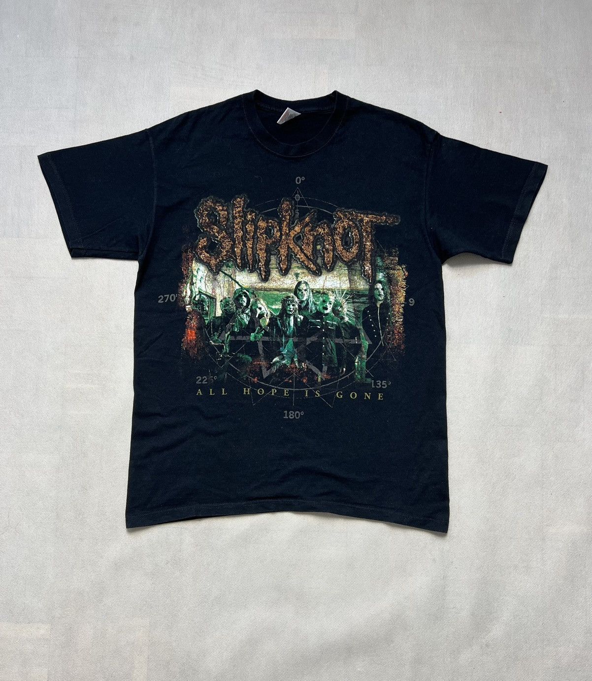 Band Tees × Slipknot × Vintage Tshirt Slipknot All Hope Is Gone vintage 00’s 90’s rare Size US M / EU 48-50 / 2 - 2 Thumbnail