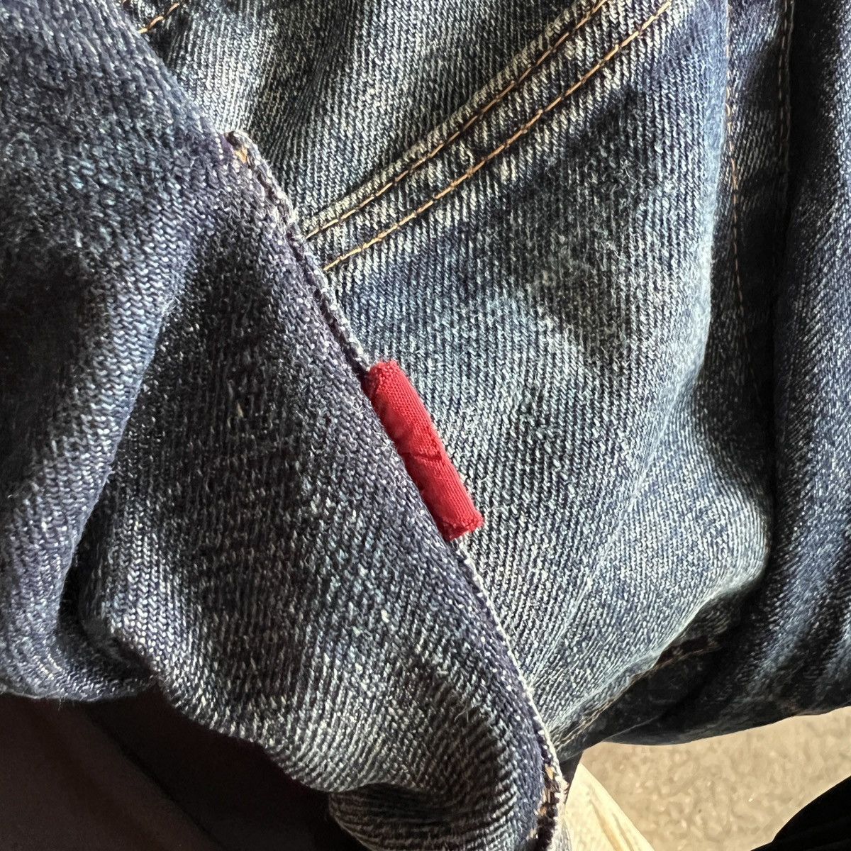 Denime 🔥 Denime Authentic Lot 669 Selvedge Hidden Rivet Denim Jeans Size US 30 / EU 46 - 25 Thumbnail