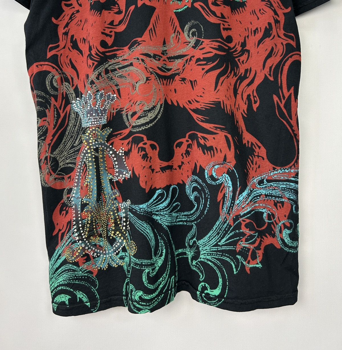 Ed Hardy Ed Hardy by Christian Audigier Lion Print T Shirt Size XL Size US XL / EU 56 / 4 - 10 Thumbnail