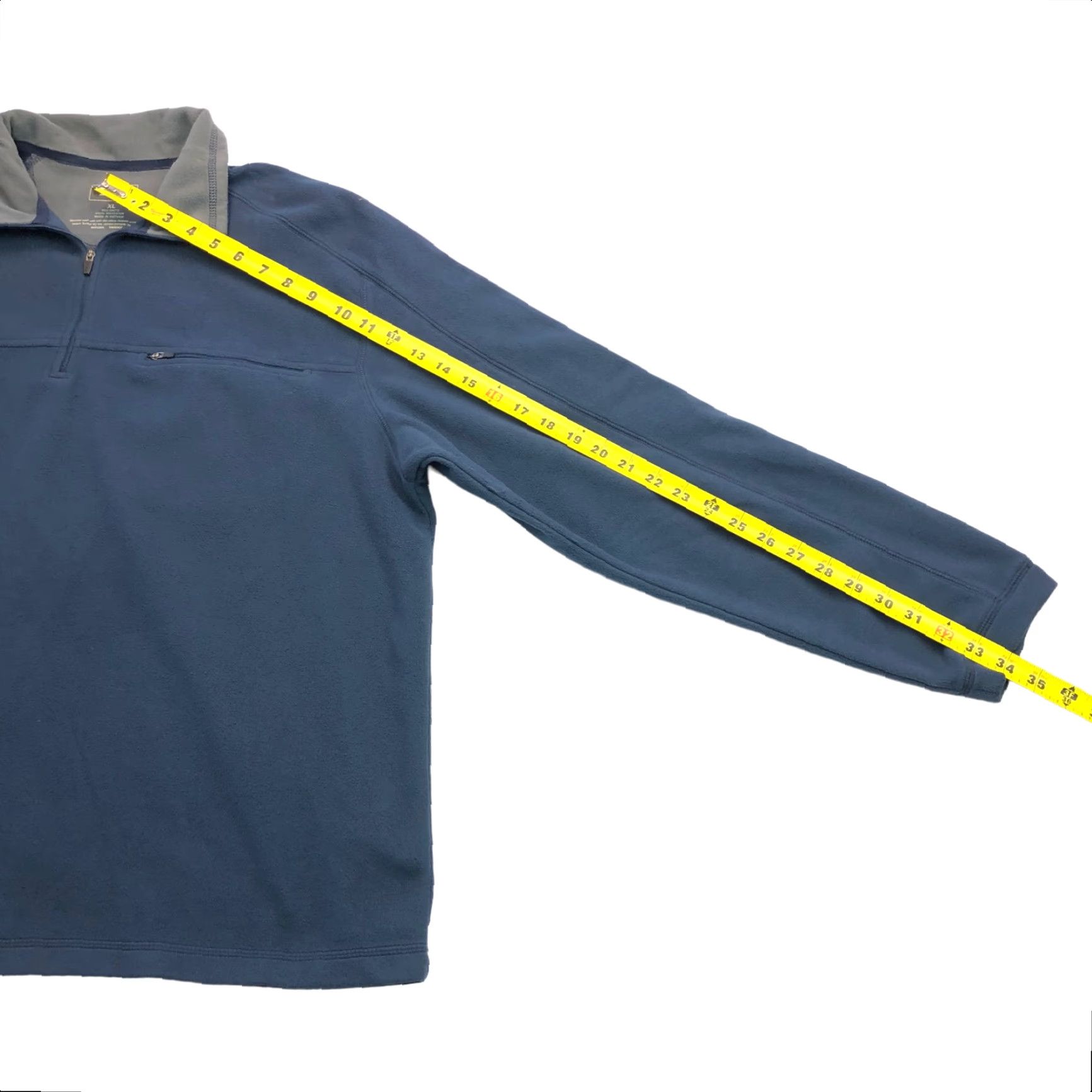 Vintage LL Bean Men's Performance Jacket 1/4 Zip Blue XL Size US XL / EU 56 / 4 - 4 Thumbnail