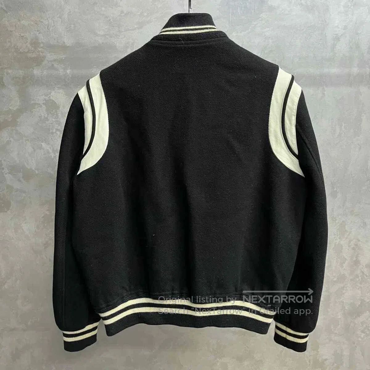 Saint Laurent Paris Saint Laurent Black White Varsity Jacket. Size US M / EU 48-50 / 2 - 1 Thumbnail