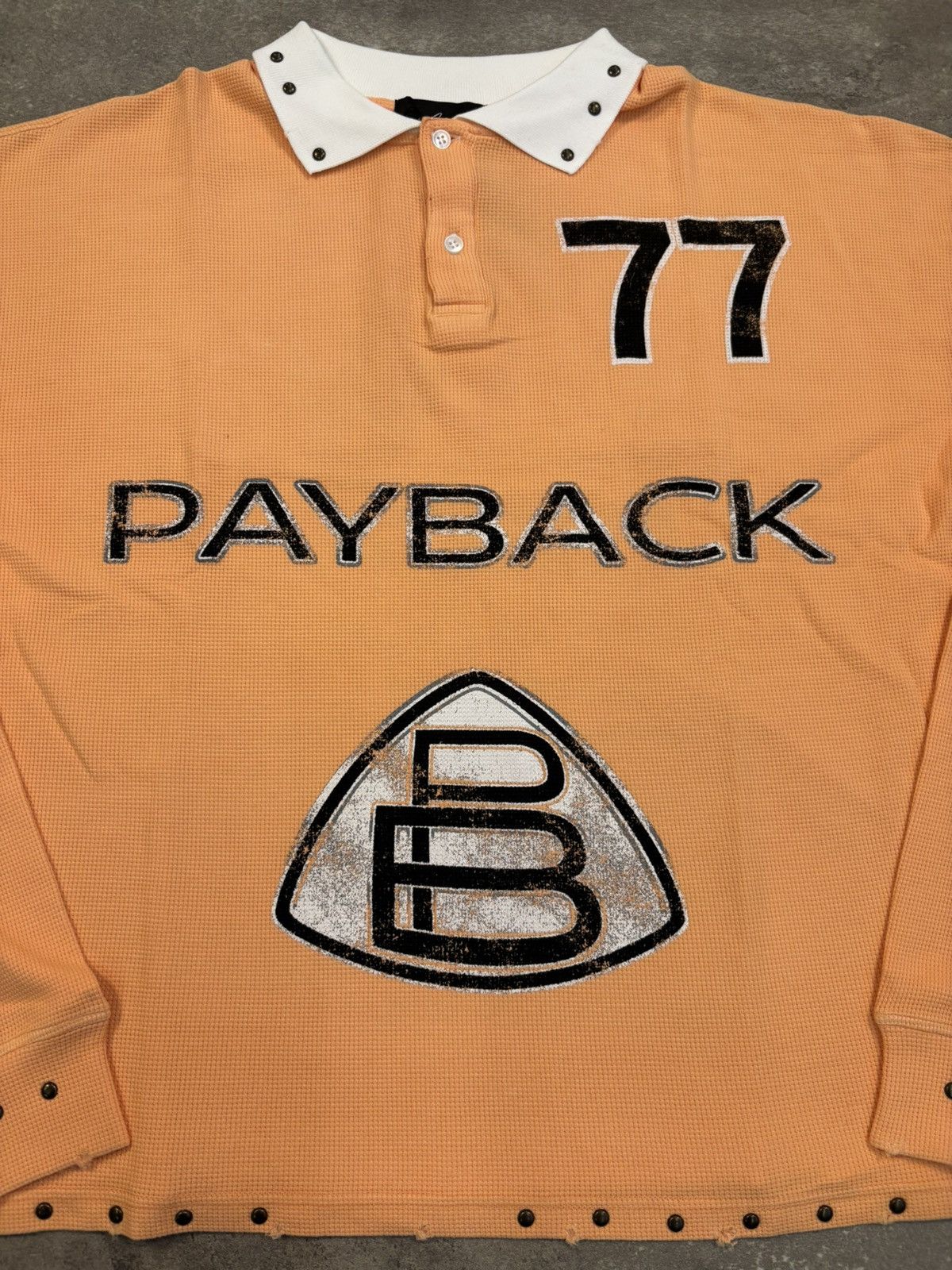 TRIPLE SEVENS Triple Sevens KNIR Payback Polo, Orange Size US L / EU 52-54 / 3 - 7 Thumbnail