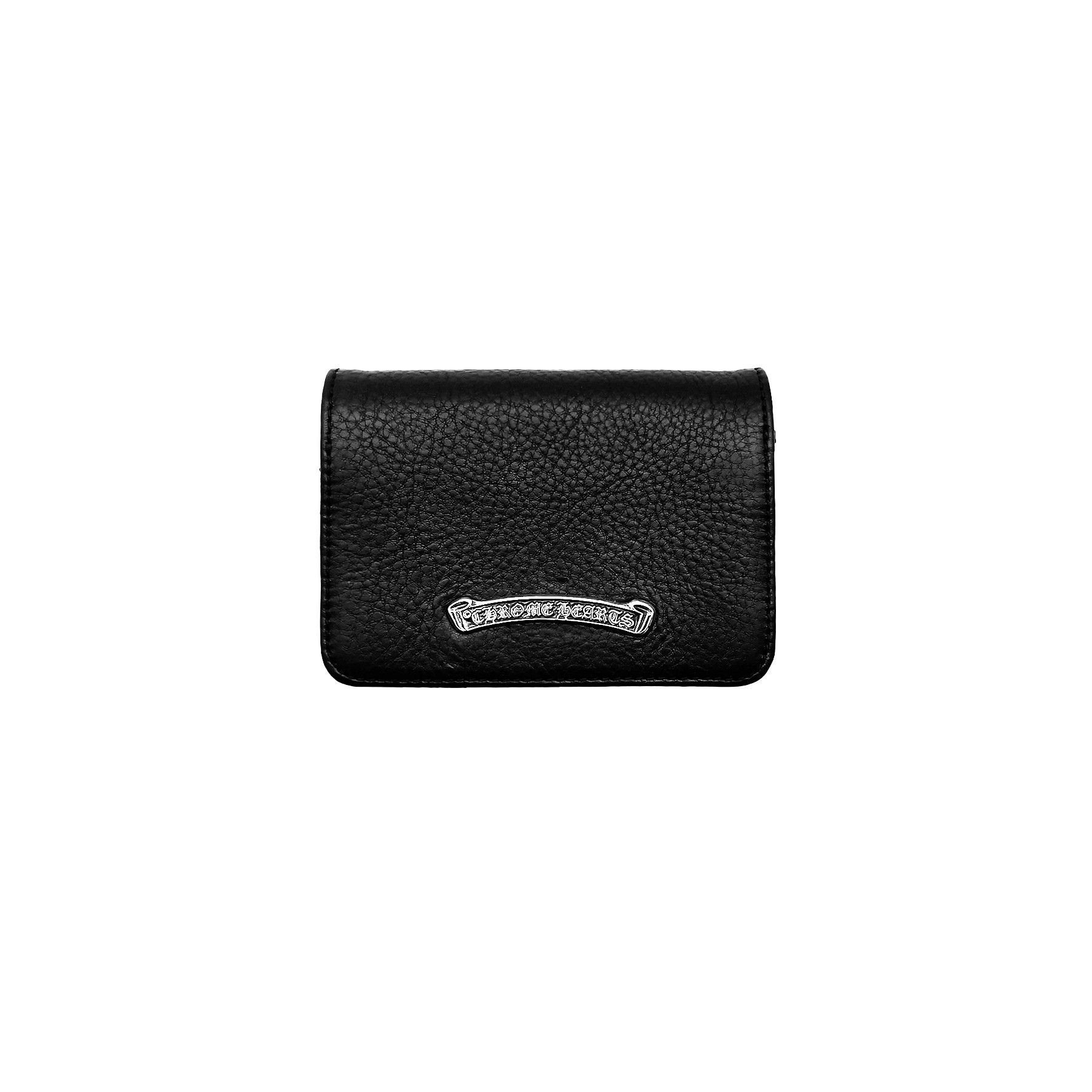 Chrome Hearts Chrome Hearts Black Leather Card Holder Size ONE SIZE - 1 Thumbnail