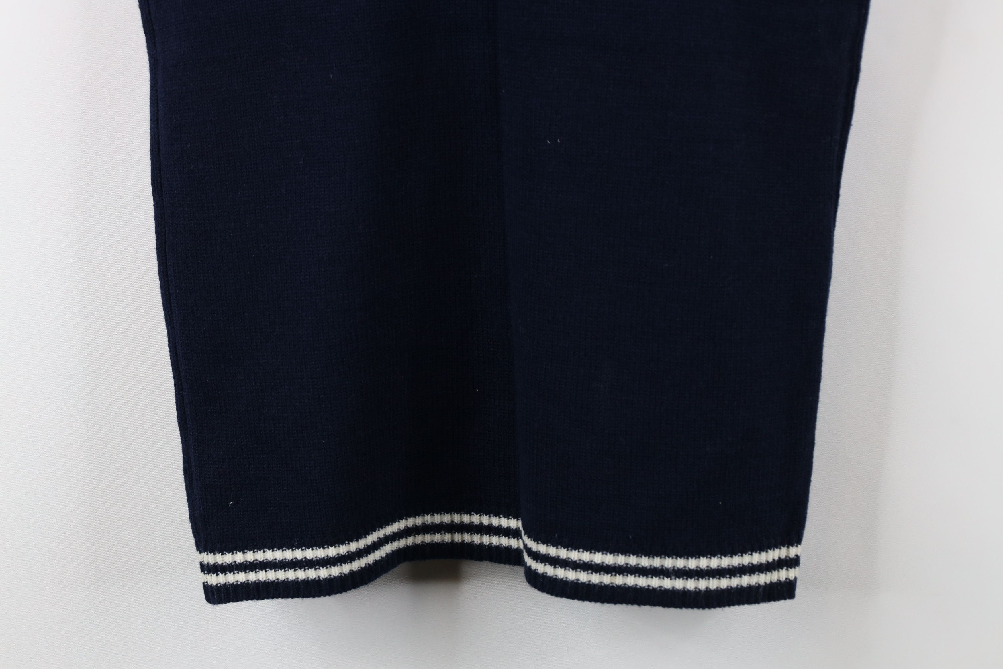 Vintage Vintage 90s Streetwear Striped Cable Knit Sweater Vest Size S / US 4 / IT 40 - 8 Thumbnail