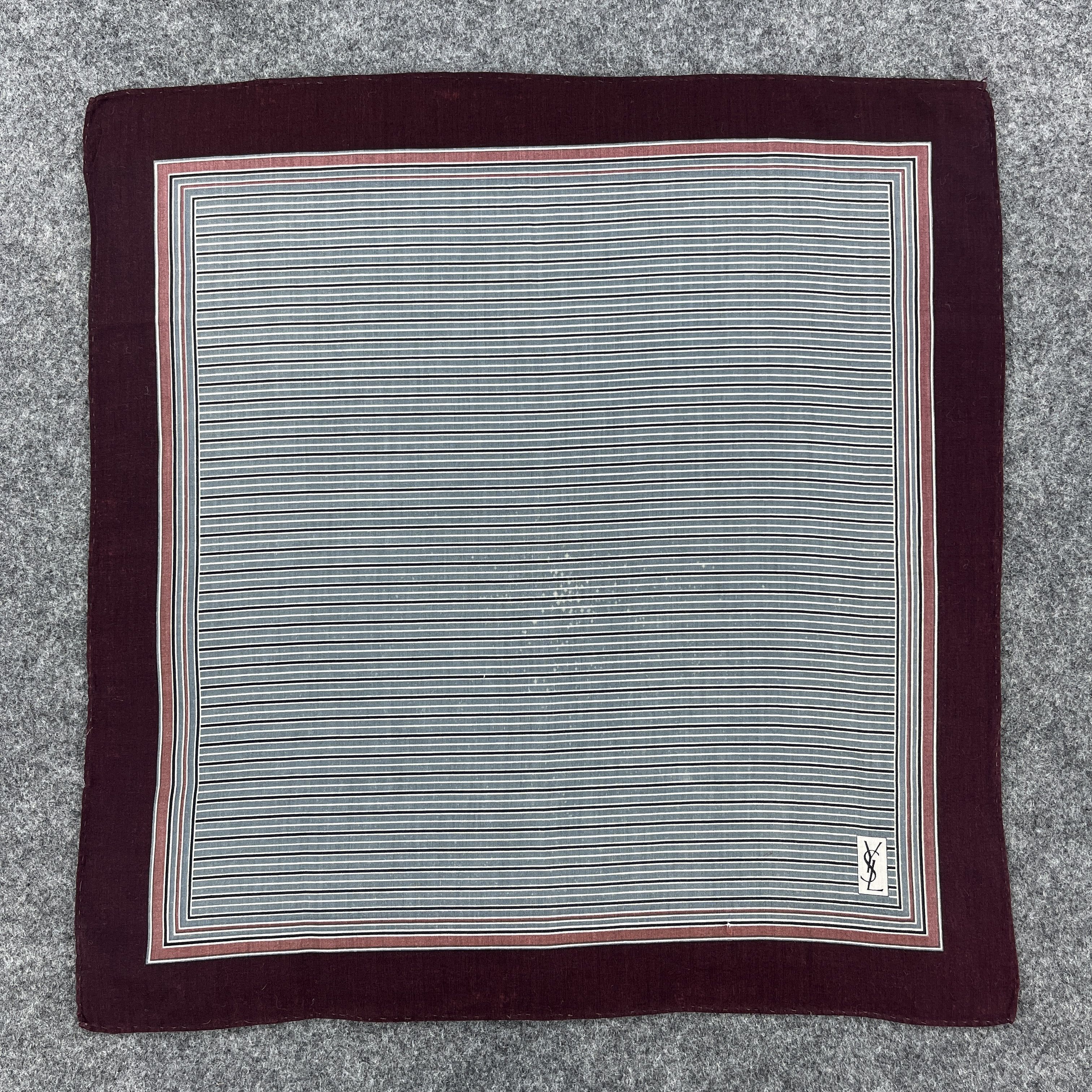 Other × Vintage Yves Saint Laurent Handkerchief / Bandana / Neckerchief B033 Size ONE SIZE - 9 Thumbnail