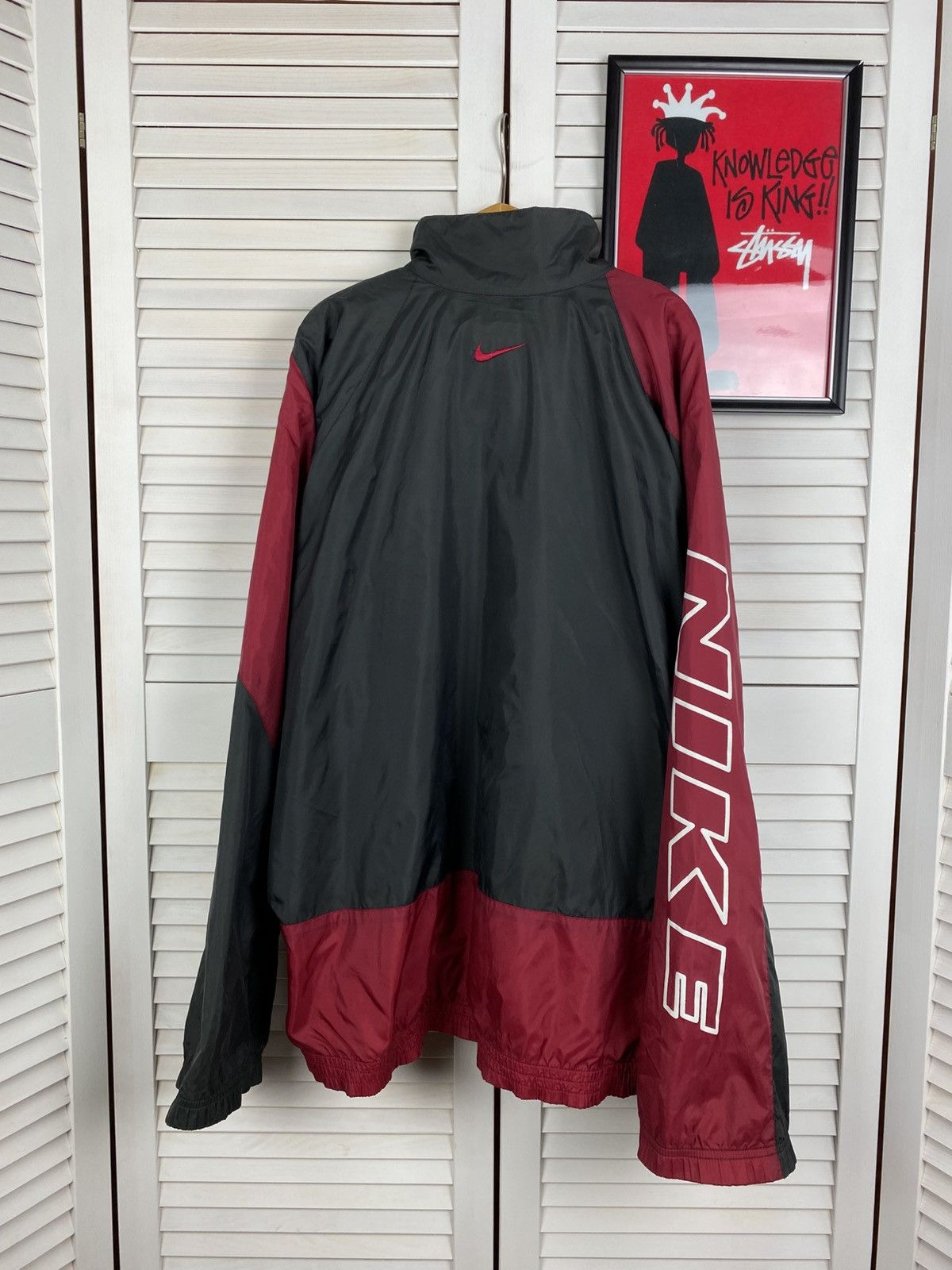 Nike Vintage 90s Zip Up Jacket Olympic Windbreaker Swoosh Nylon Size US M / EU 48-50 / 2 - 5 Thumbnail