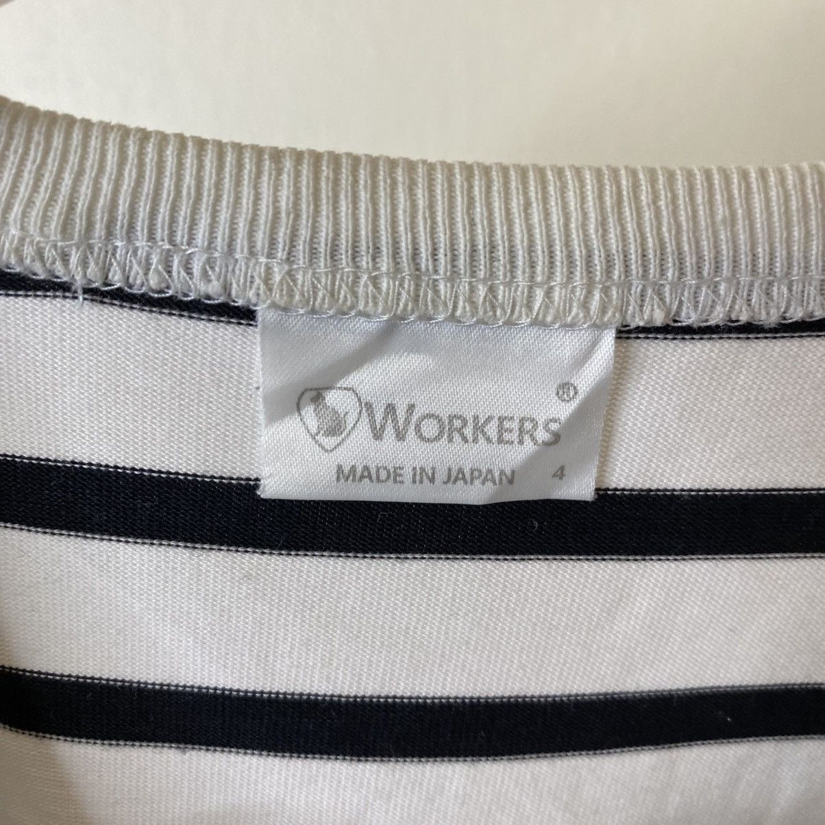Japanese Brand Workers Stripes Tee Pure Blue Japan Ironheart Momotaro Style Size US XL / EU 56 / 4 - 3 Thumbnail
