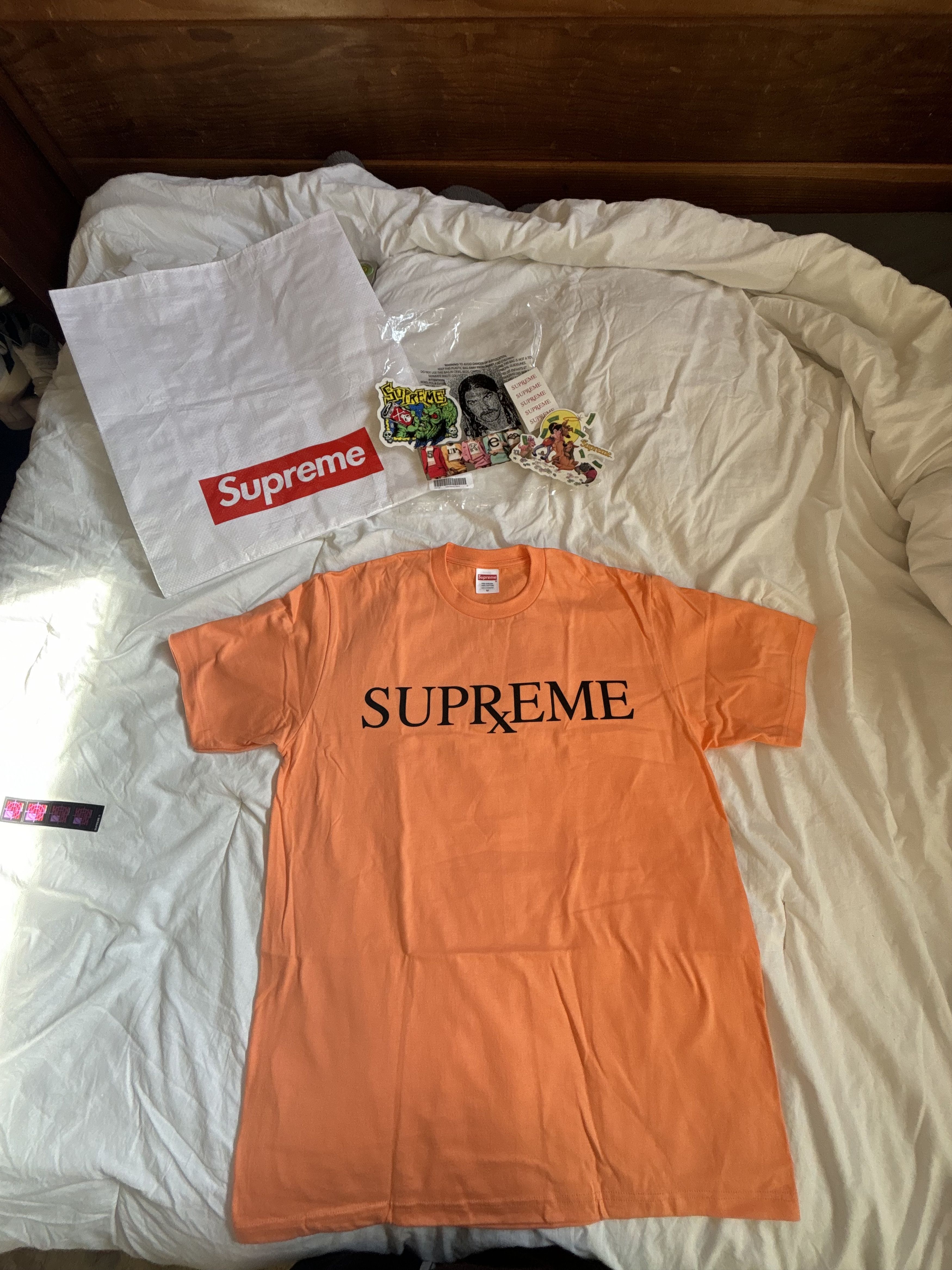 Supreme Supreme RX Tee ‘Peach’ Size US M / EU 48-50 / 2 - 1 Thumbnail