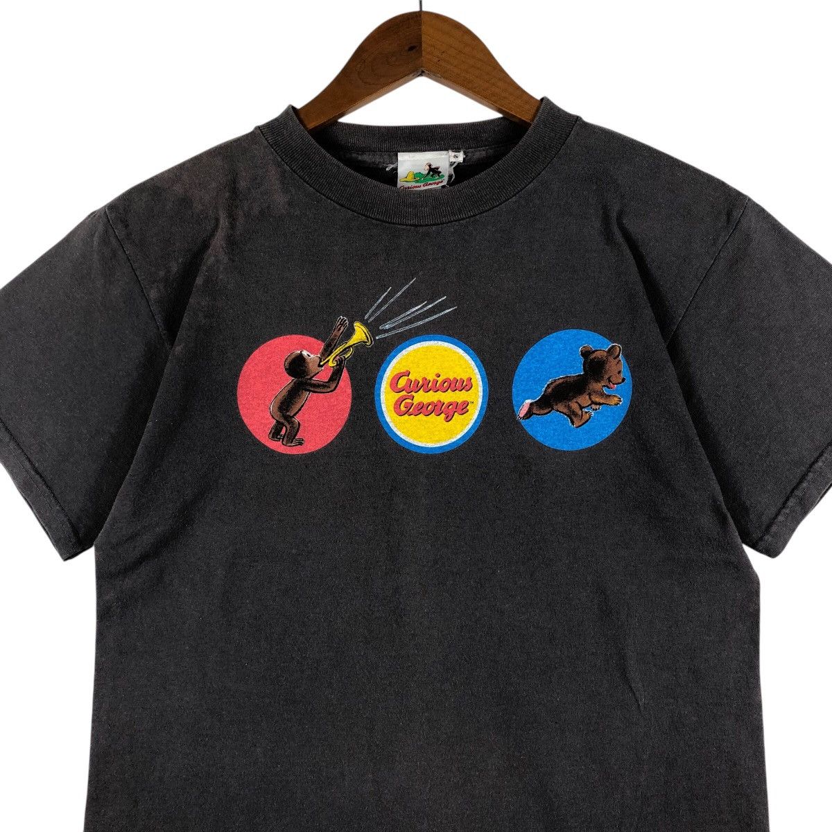 George CURIOUS GEORGE Vintage Cartoon T-Shirt Size US S / EU 44-46 / 1 - 3 Thumbnail