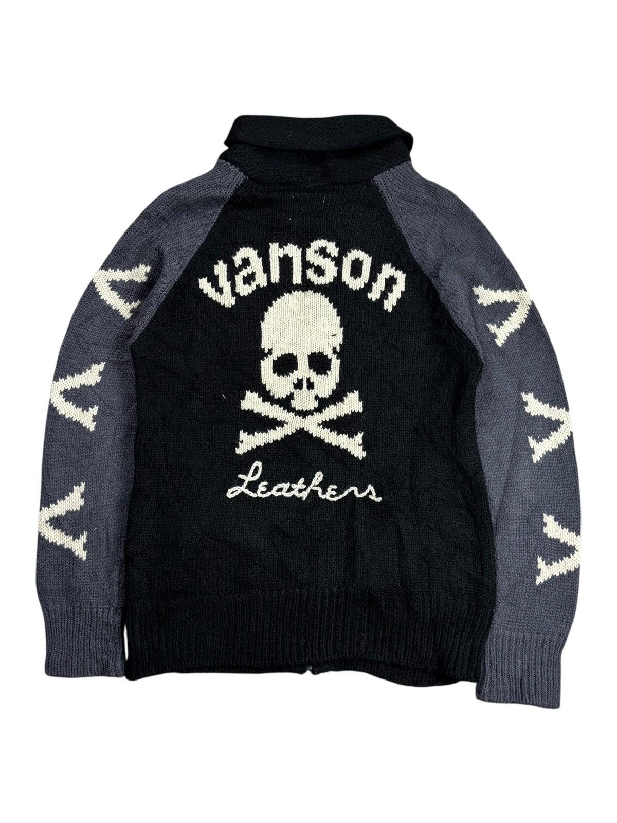 Hysteric Glamour Archive Vanson - Iconic Chunky Knitted Jacket Size US M / EU 48-50 / 2 - 1 Thumbnail