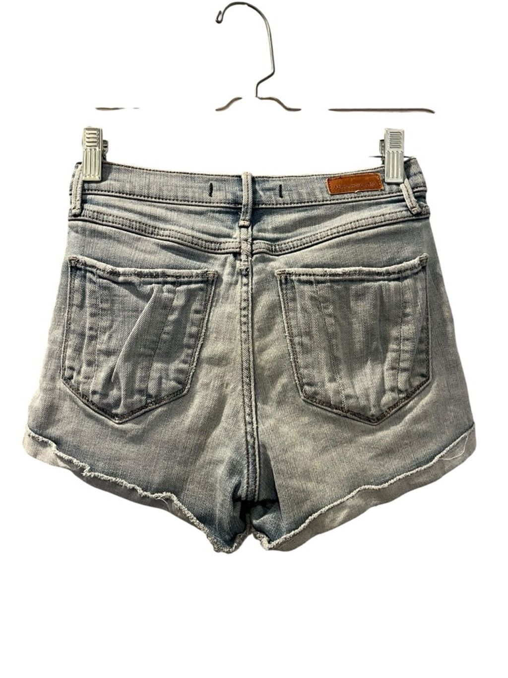 Abercrombie & Fitch Abercrombie Distressed Denim Shorts Blue Button Fly Size 24 Size 25" / US 0 / IT 36 - 6 Thumbnail