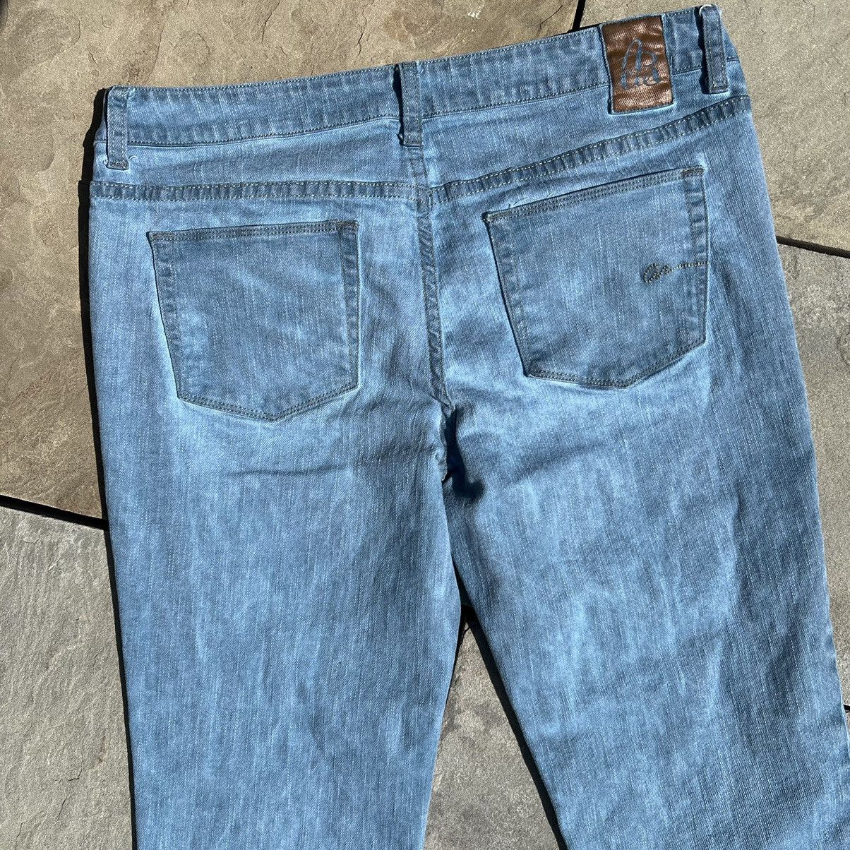 American Rag Overdyed Washed Blue Straight Leg Jeans Size 32" / US 10 / IT 46 - 6 Thumbnail