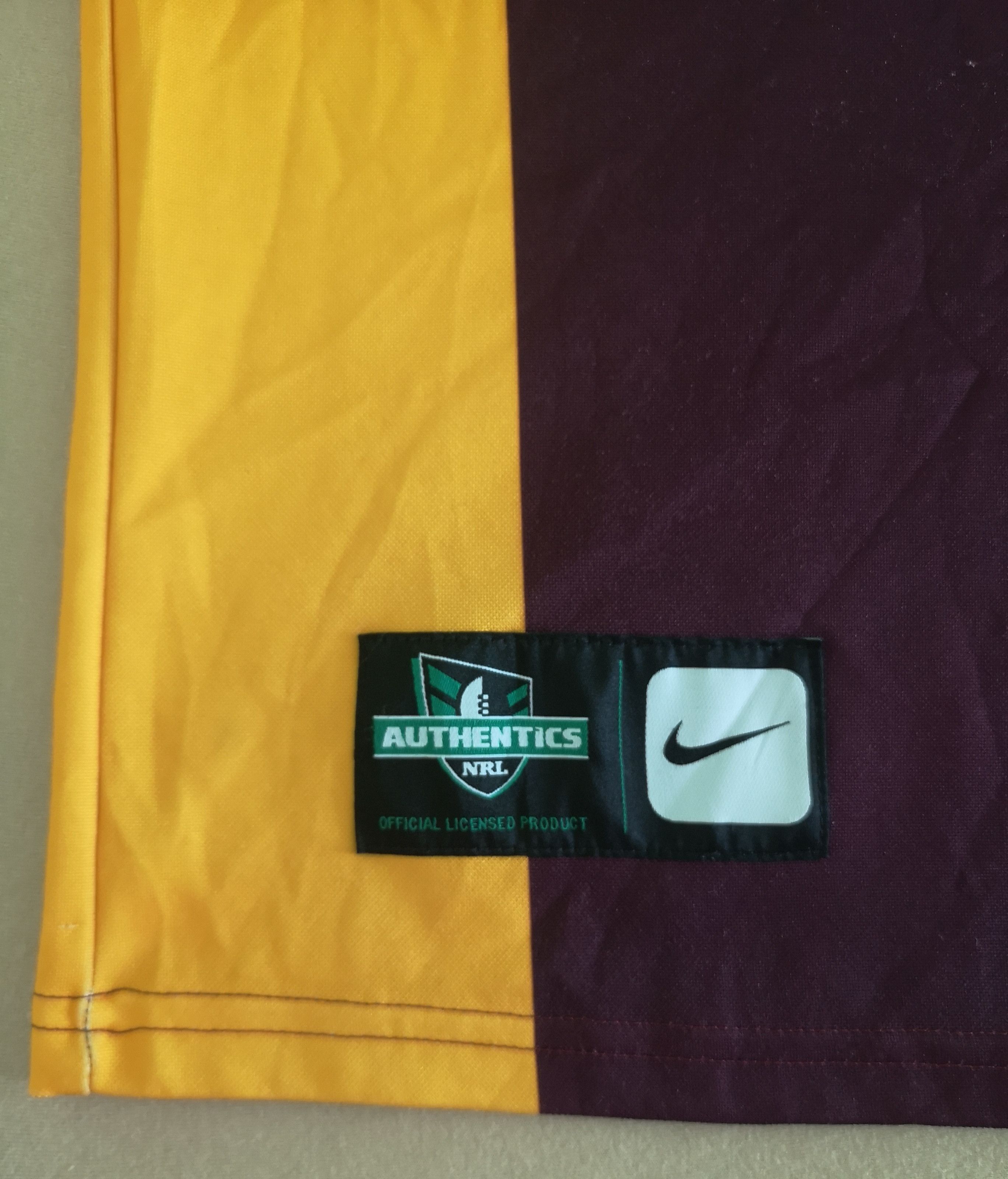 Nike Shirt Brisbane Broncos 2010 Rugby NRL Retro Vintage Size US XL / EU 56 / 4 - 5 Thumbnail