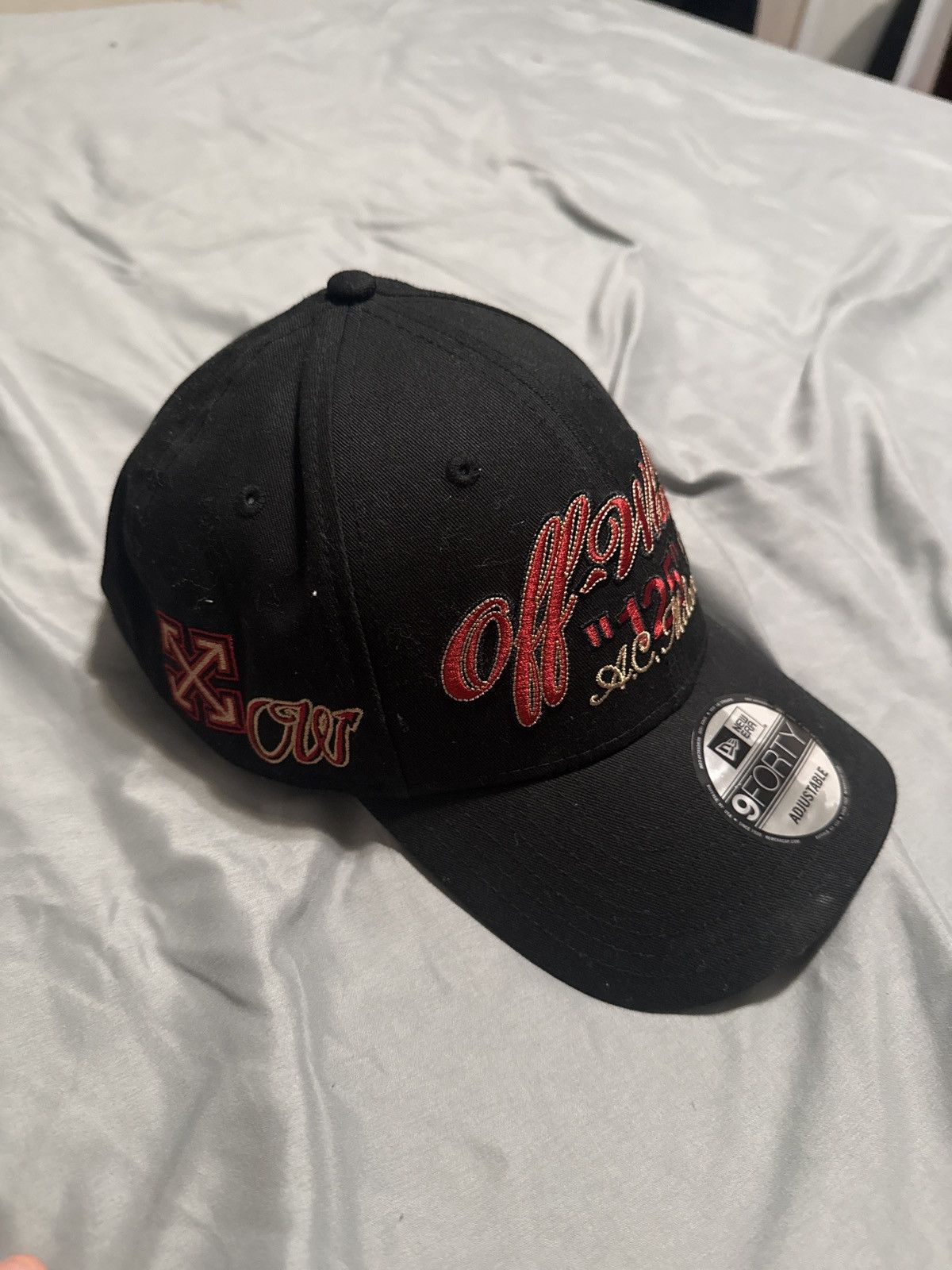 Off-White OffWhite x A.C. Milan Script New Era Hat Size ONE SIZE - 8 Thumbnail