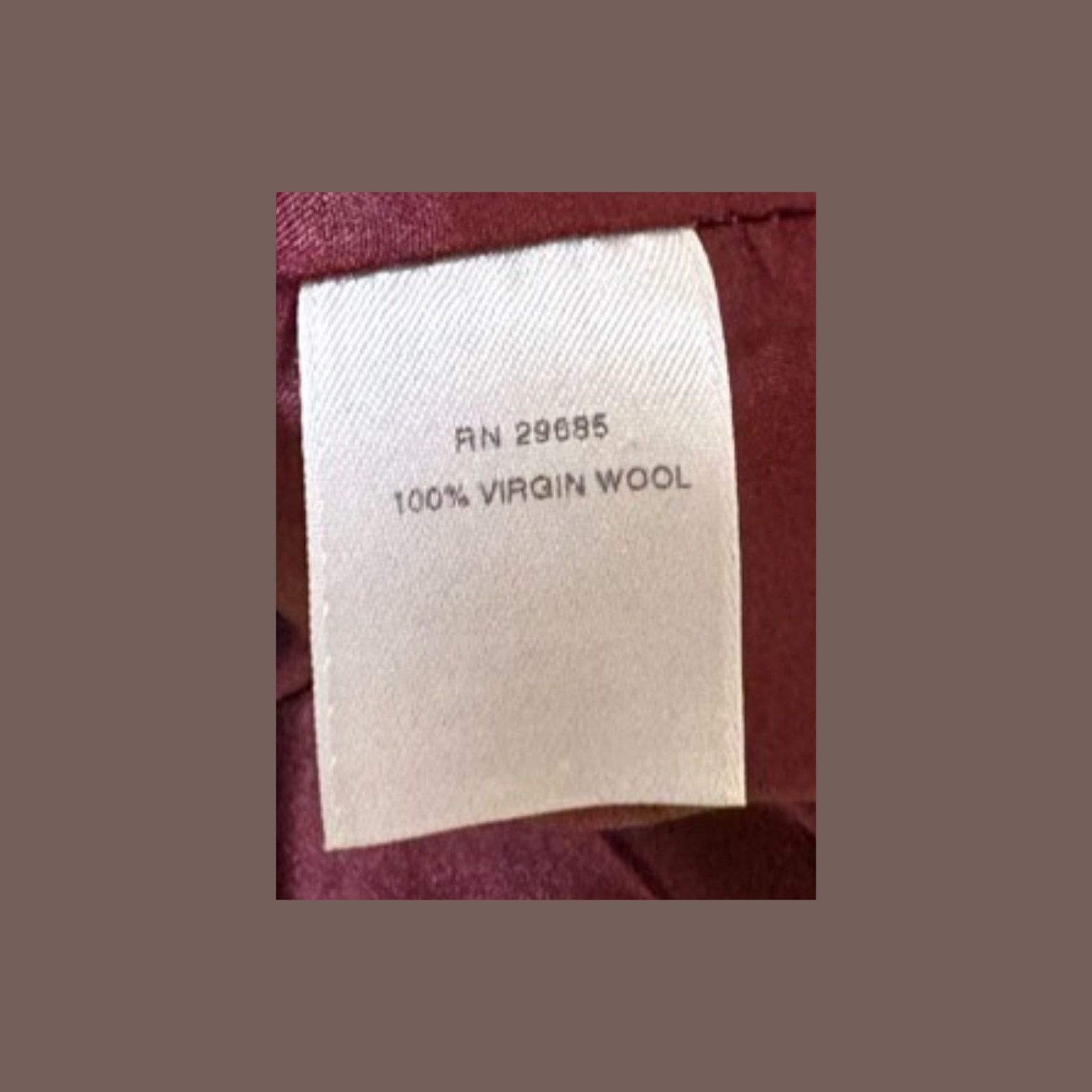 Pendleton VTG Pendleton Burgundy 100% Virgin Wool Trousers Sz 14 Size 36" / US 14 / IT 50 - 3 Thumbnail
