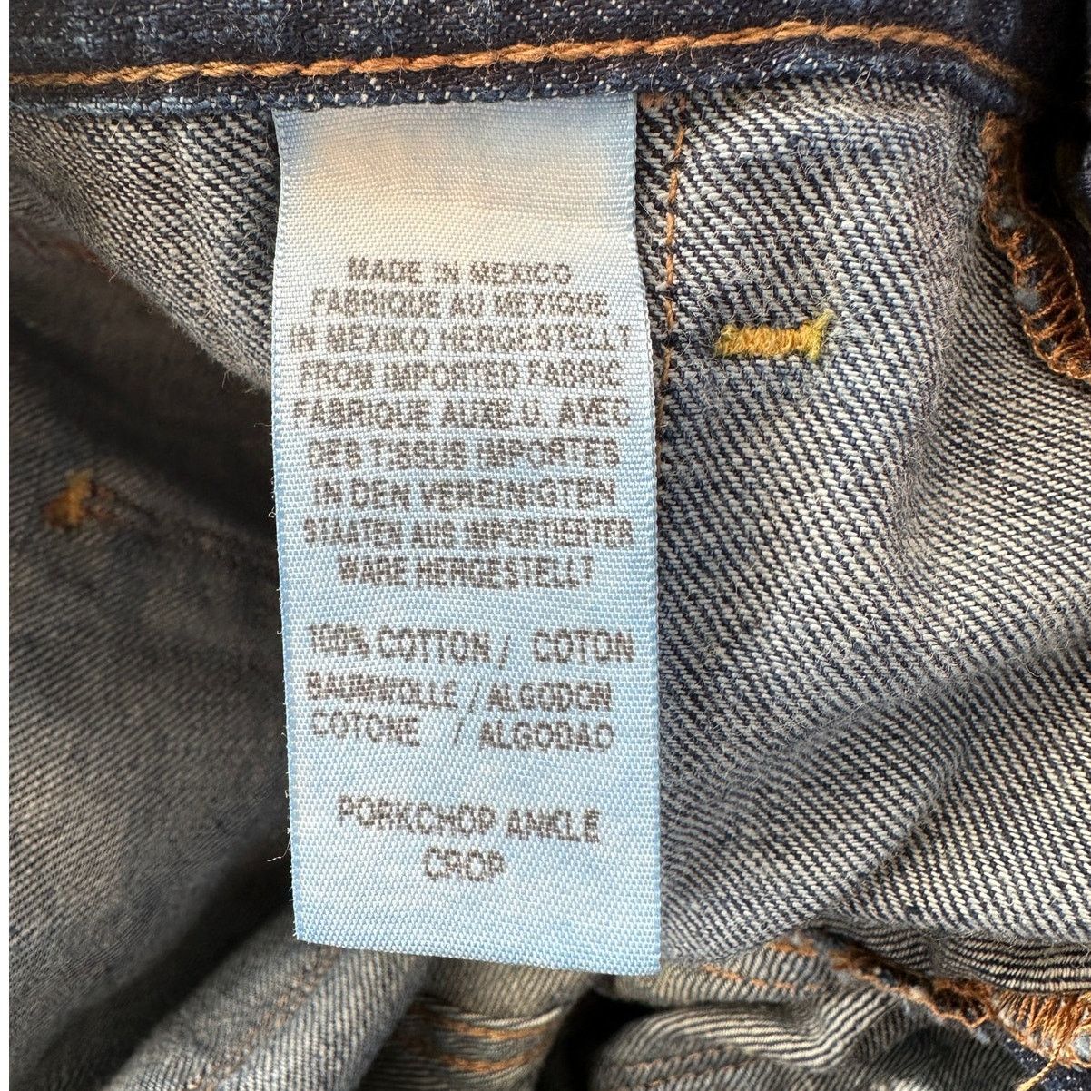 Lucky Brand Lucky Brand Y2K Low Rise Dark Medium Wash Cargo Jeans 4/27 Size 27" / US 4 / IT 40 - 9 Thumbnail