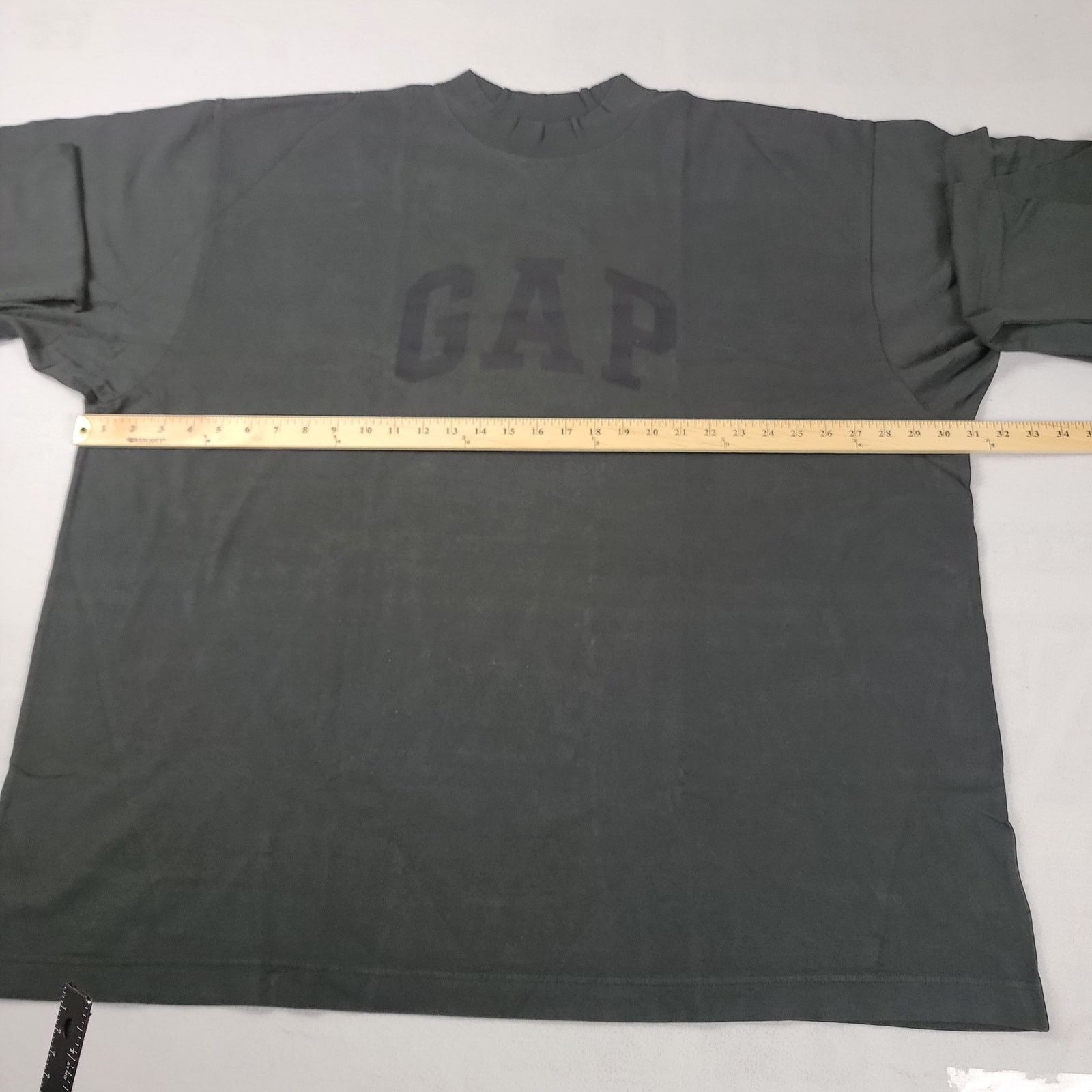 Yeezy Yeezy x GAP Dove Long Sleeve Black T-Shirt Men's XL(706-708) Size US XL / EU 56 / 4 - 5 Thumbnail