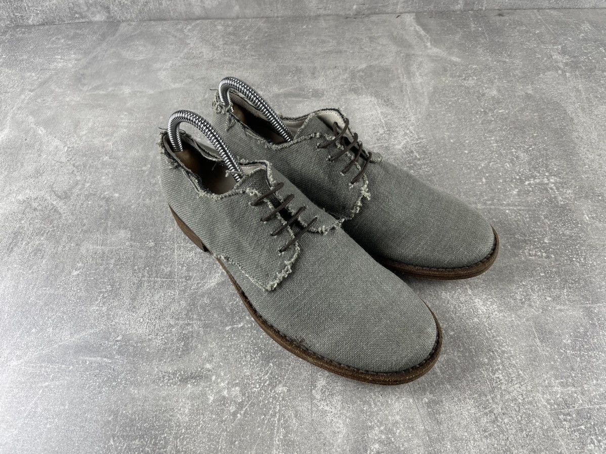 Other Minimalist Avant Garde Gray Marsala Denim Formal Shoes Size US 8 / IT 38 - 3 Thumbnail