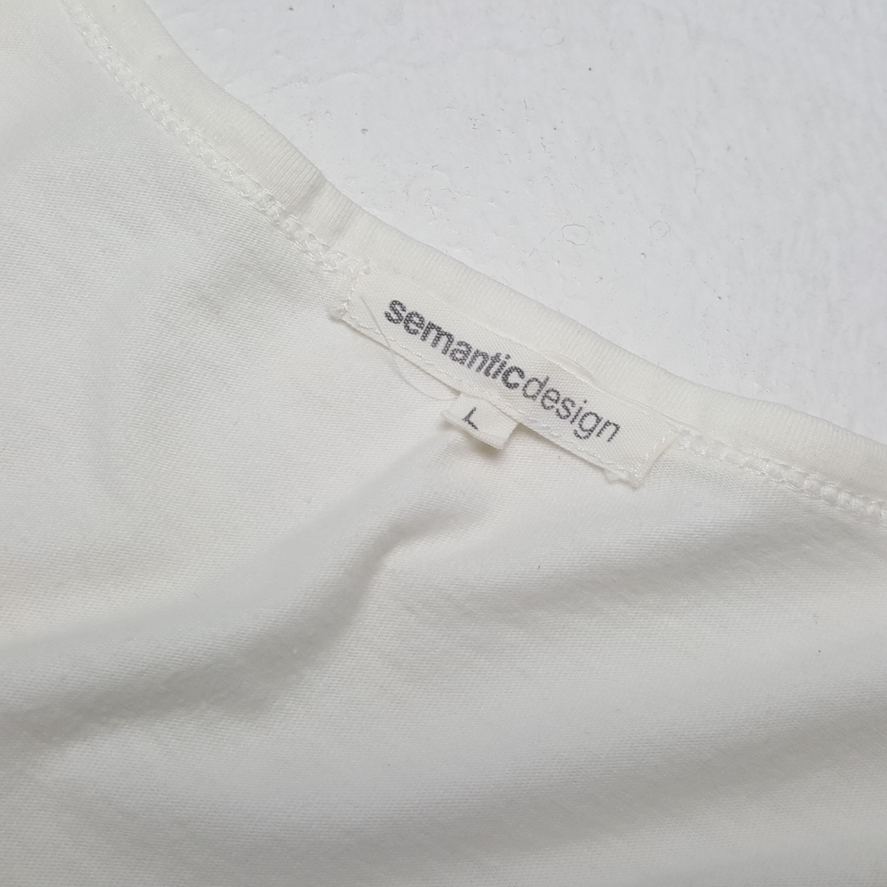 Vintage × semanticdesign SEMANTIC DESIGN Streetwear Style Tshirt Size M / US 6-8 / IT 42-44 - 7 Thumbnail