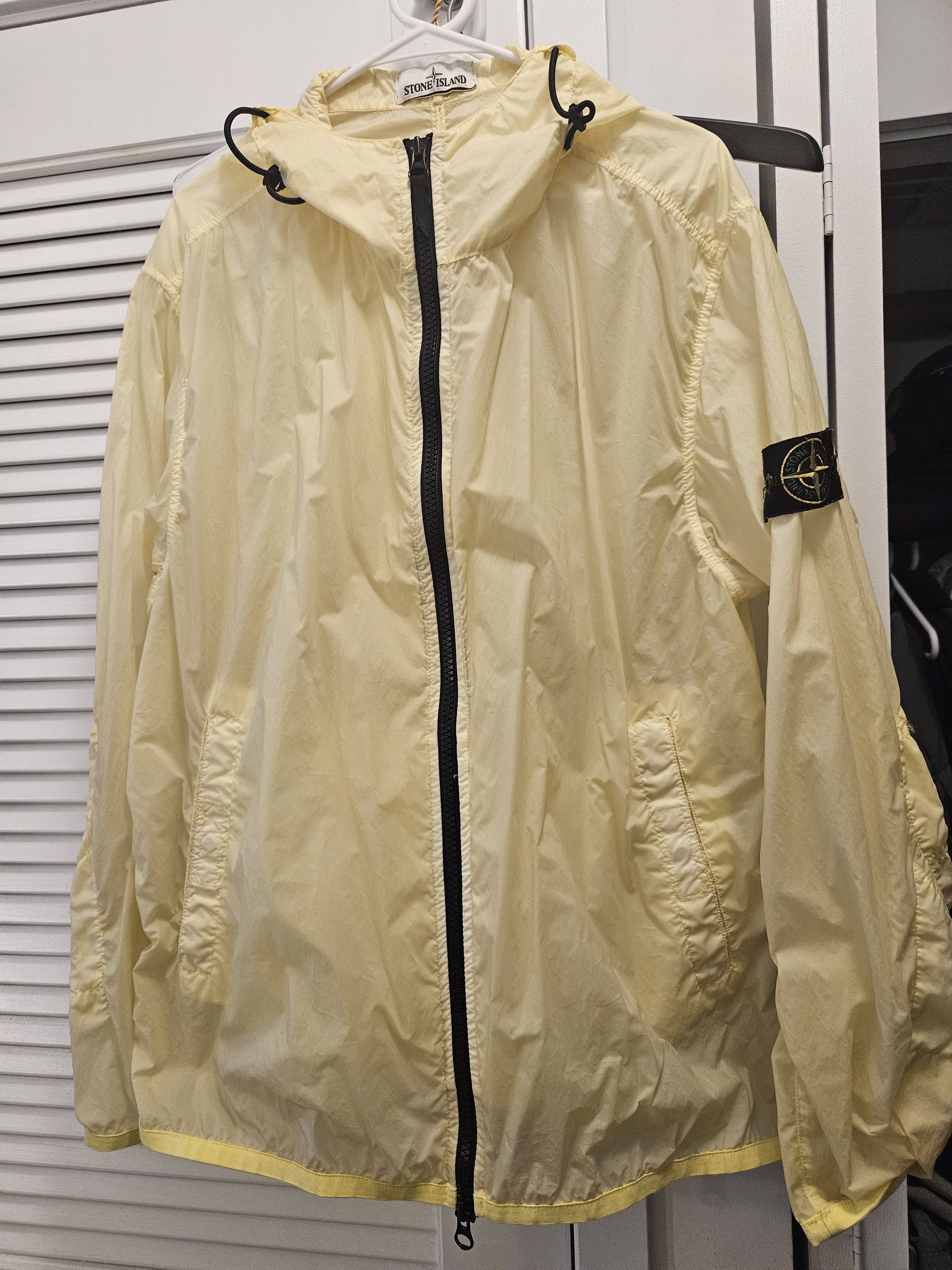 Stone Island Stone Island Lamy Velour Lemon Yellow Jacket Size US XXL / EU 58 / 5 - 6 Thumbnail