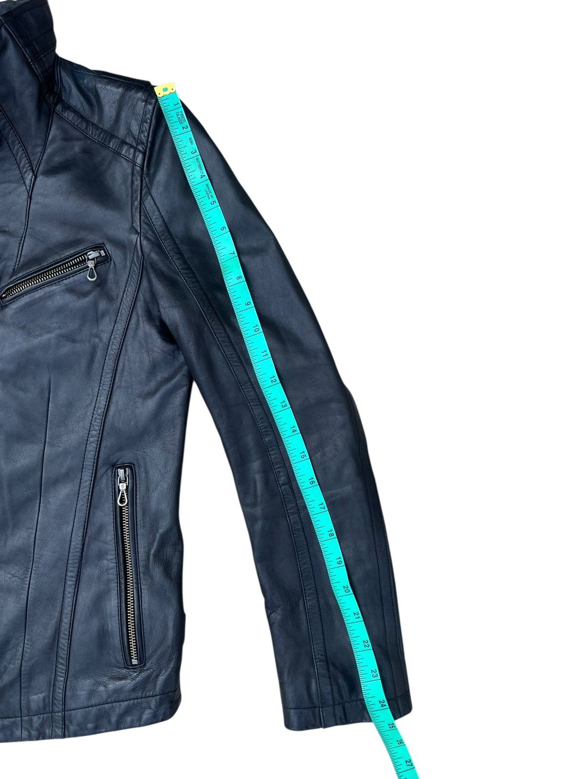 Schlussel Schlussel Japan Patina Sheepskin Leather Jacket Size US S / EU 44-46 / 1 - 5 Thumbnail