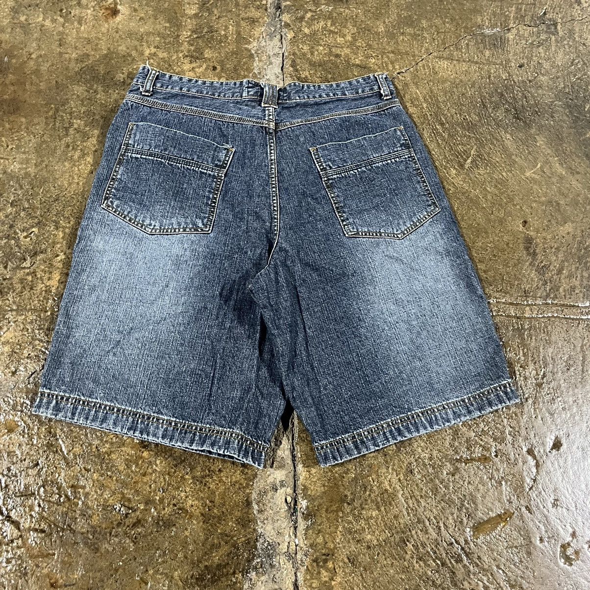 JNCO × Southpole × Vintage Crazy Vintage Y2K Baggy Jorts Faded Grunge Skater Shorts Size US 34 / EU 50 - 3 Thumbnail