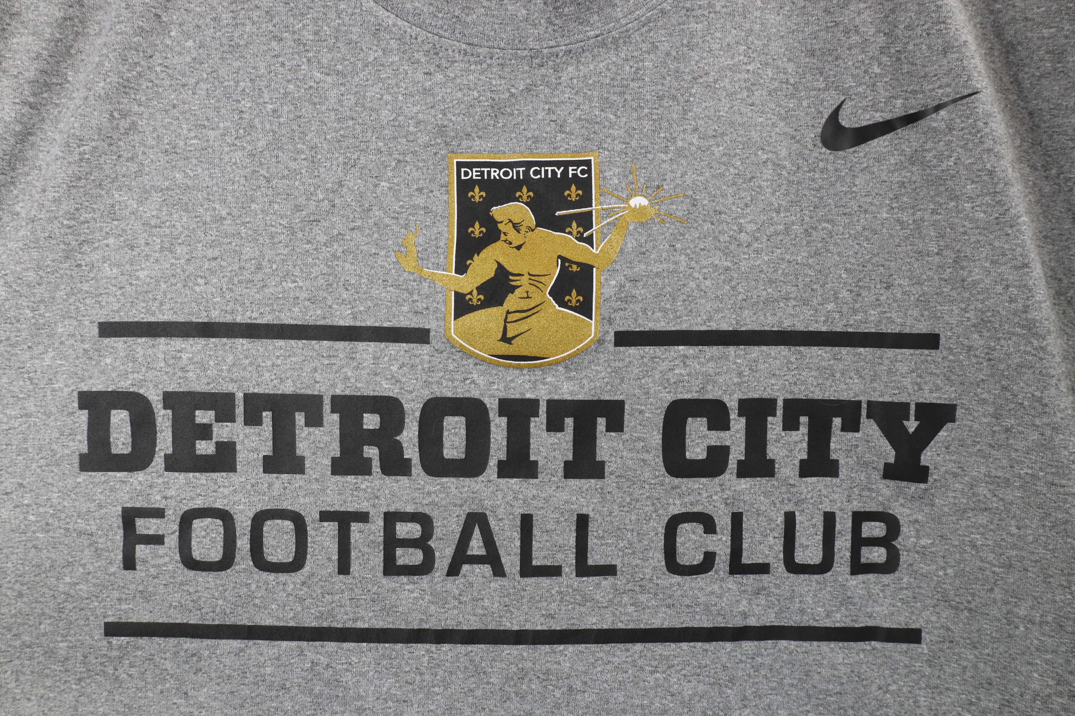 Nike × Vintage Nike City FC Football Club Soccer Futbol T-Shirt Gray Size US XL / EU 56 / 4 - 4 Thumbnail