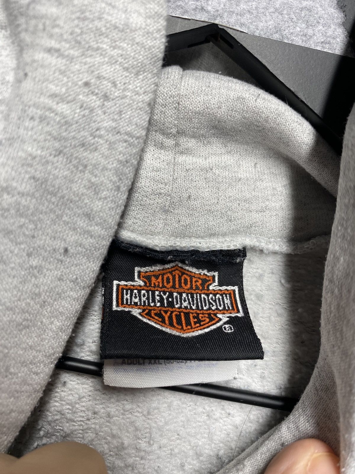 Vintage Vintage 90’s Harley Davidson Men’s Hoodie XLarge Size US XL / EU 56 / 4 - 7 Thumbnail