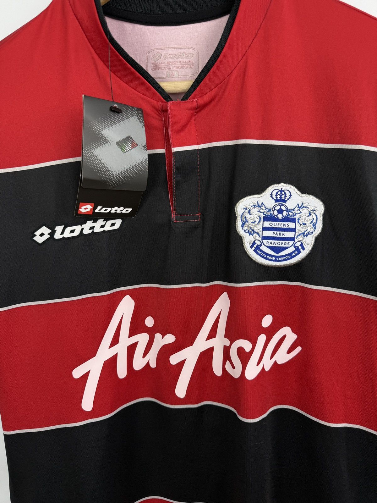 Lotto Sport 🏴󠁧󠁢󠁥󠁮󠁧󠁿 Lotto Queens Park Rangers Petrasso Soccer Jersey Rare Y2K Size US M / EU 48-50 / 2 - 5 Thumbnail
