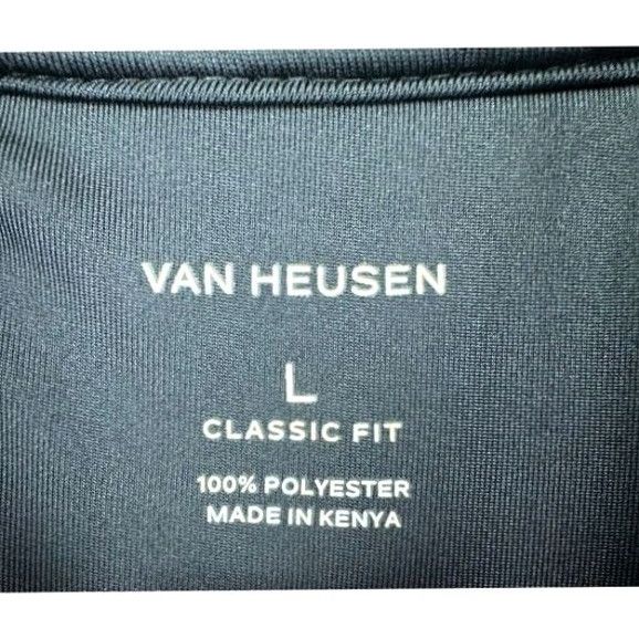 Van Heusen Van Heusen Sweatshirt Pullover Fleece Green Grey Mens Large New with Tags Pullover Zip Zipper Solid Pattern Breathing Casual Size US L / EU 52-54 / 3 - 6 Thumbnail
