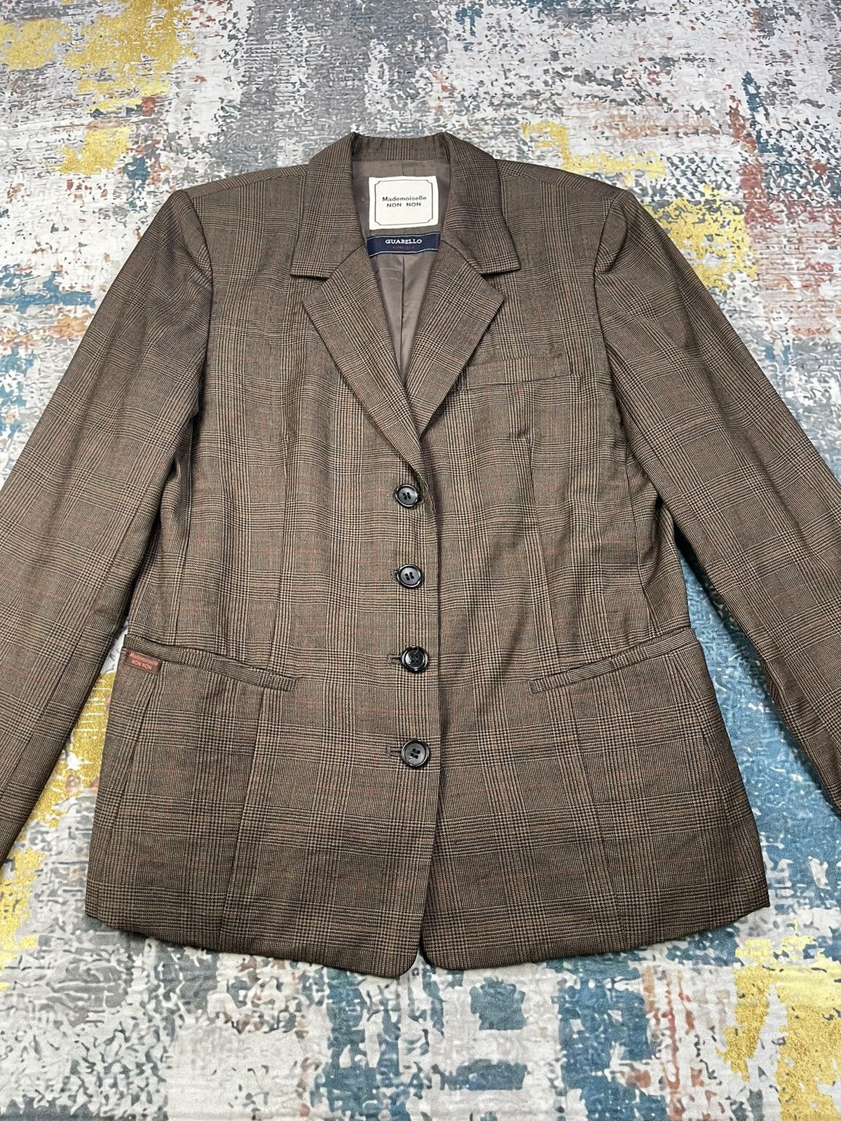 Mademoiselle Non Non Mademoiselle Non Non X Guabello Mocha Glen Check Size M / US 6-8 / IT 42-44 - 2 Thumbnail