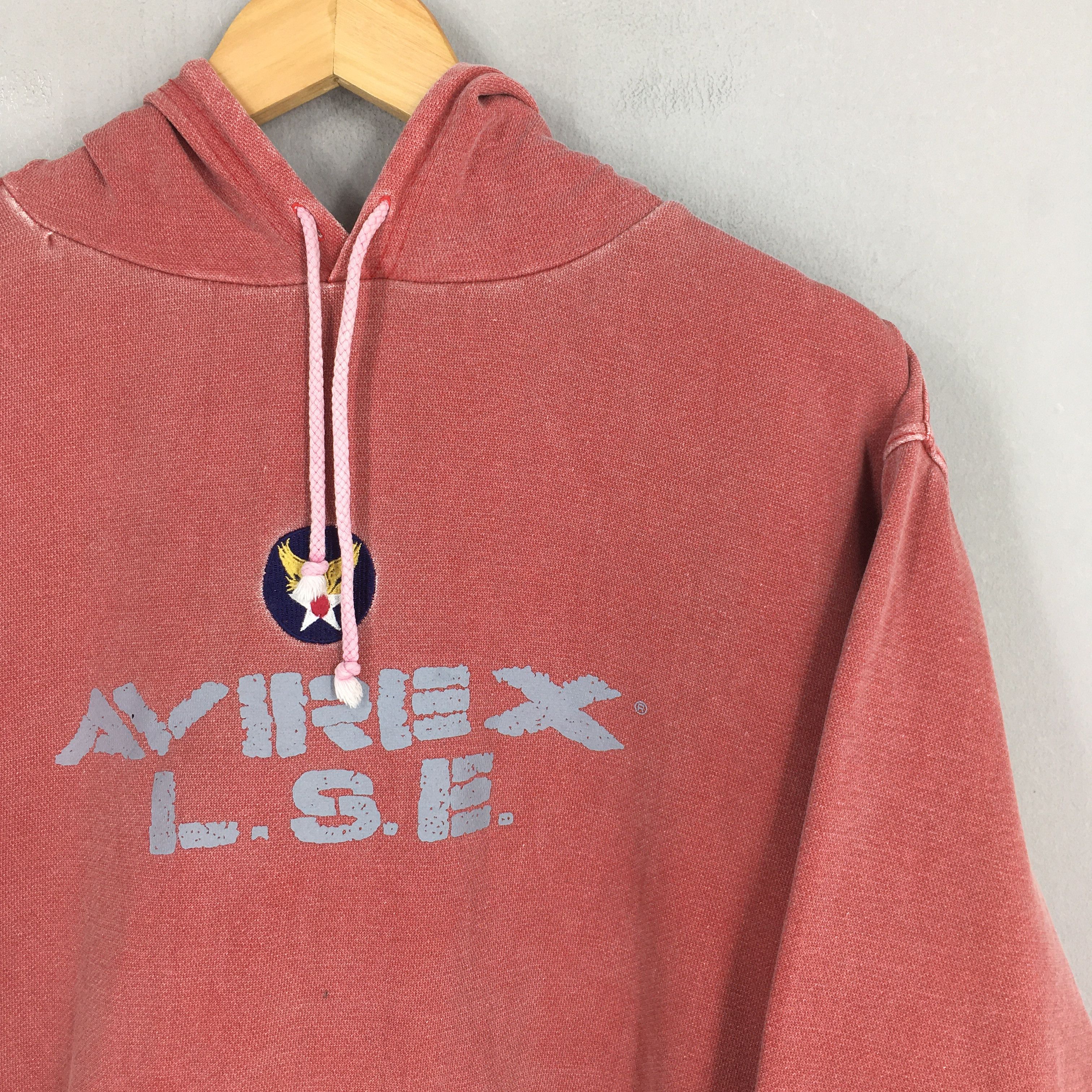 Avirex Vintage 90s Avirex Lse Usa Hoodie Pullover Sweater Medium Size US M / EU 48-50 / 2 - 2 Thumbnail