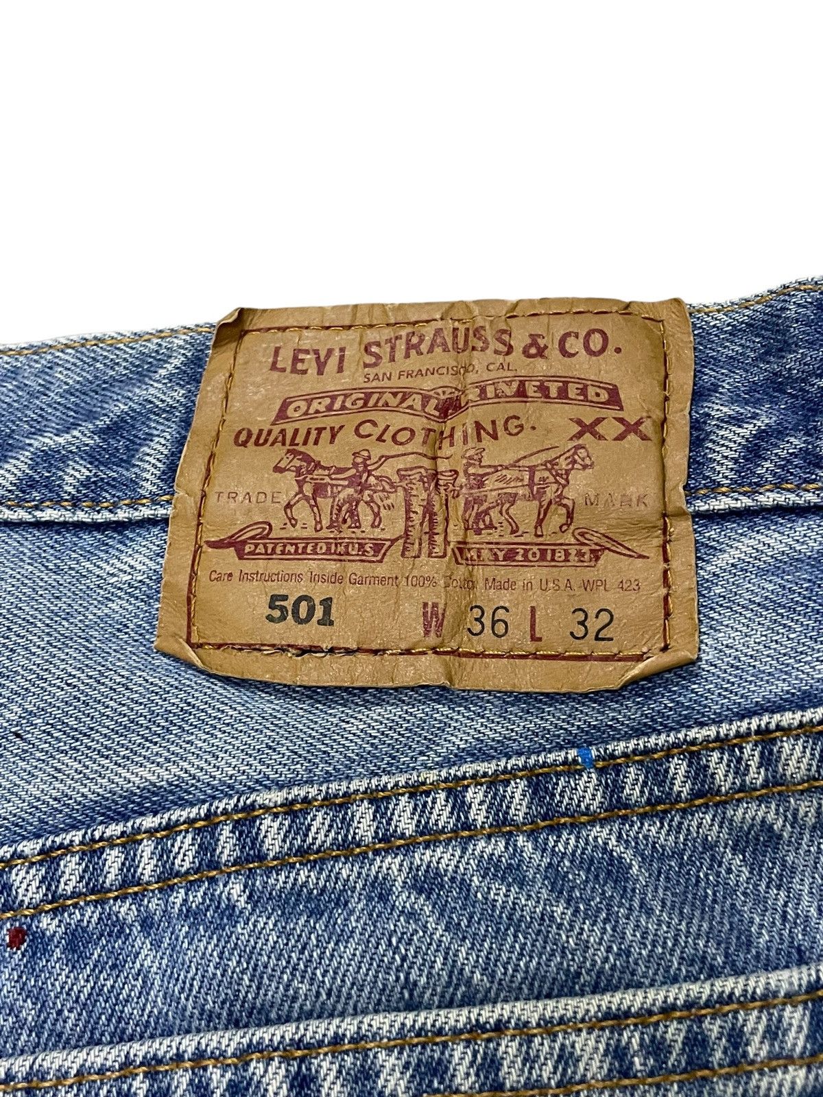 Hysteric Glamour × Levi's × Seditionaries Vintage Levis 501 Riot Poems Paint Splatter Jeans Size US 34 / EU 50 - 25 Thumbnail