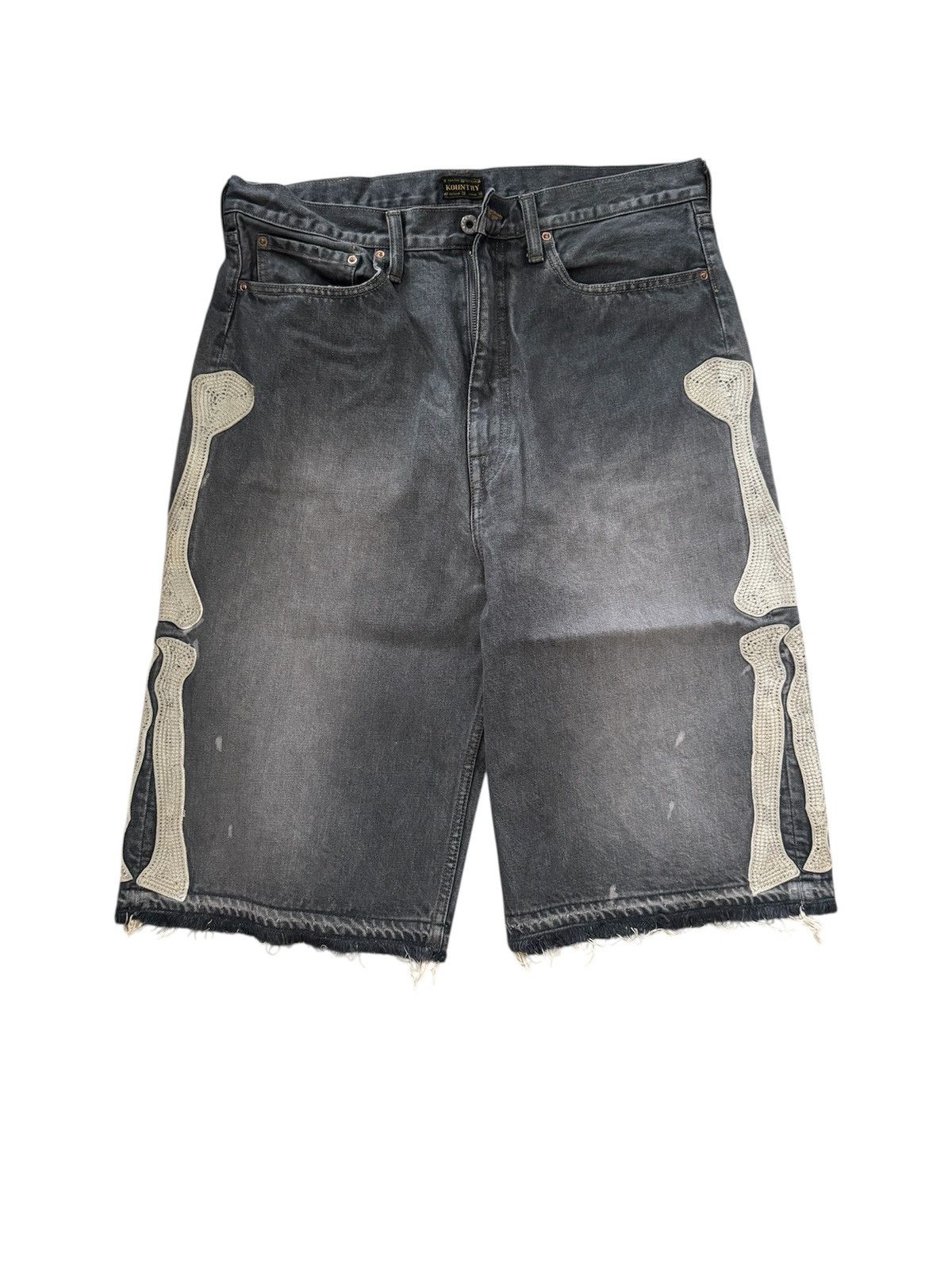 Kapital 14oz Bone short denim