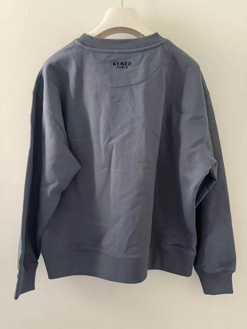 KENZO Tiger head embroidery round neck long sleeve hoodie