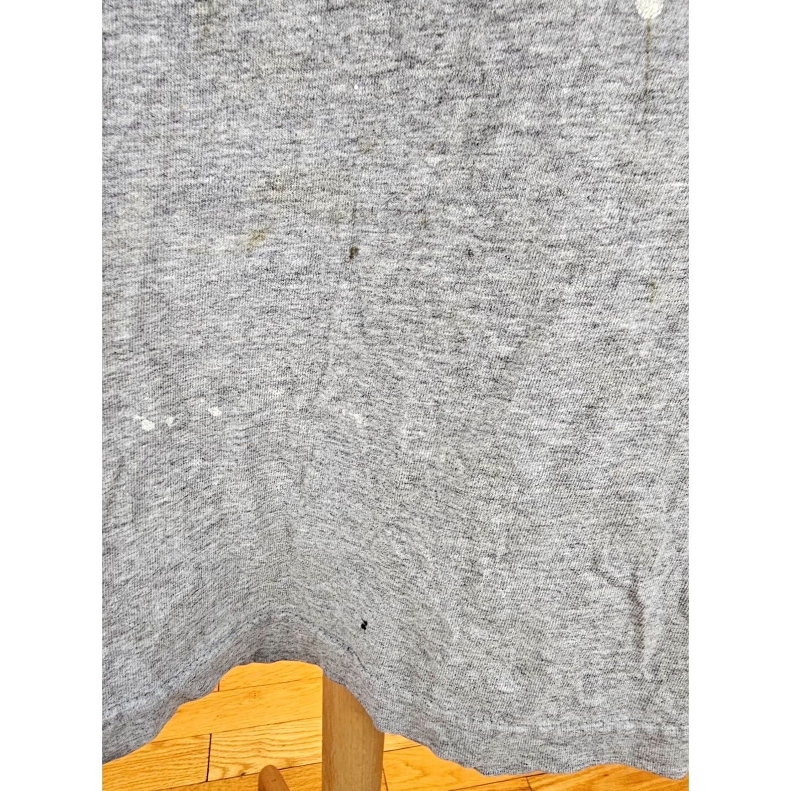 Harley Davidson Harley-Davidson Gray Cotton T-Shirt XL Worn Distressed Faded Mens Size US XL / EU 56 / 4 - 3 Thumbnail