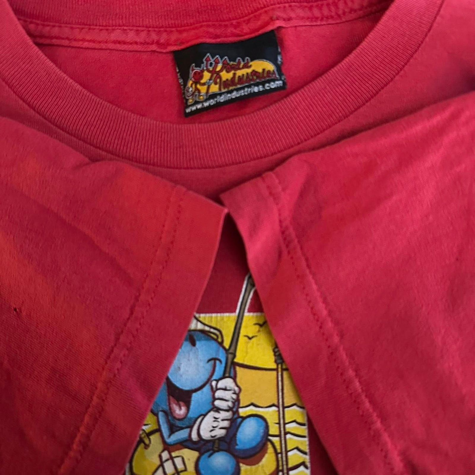 Hook-Ups × Vintage × World Industries Vintage World Industries Skateboard Kids Shirt Size US XS / EU 42 / 0 - 8 Thumbnail